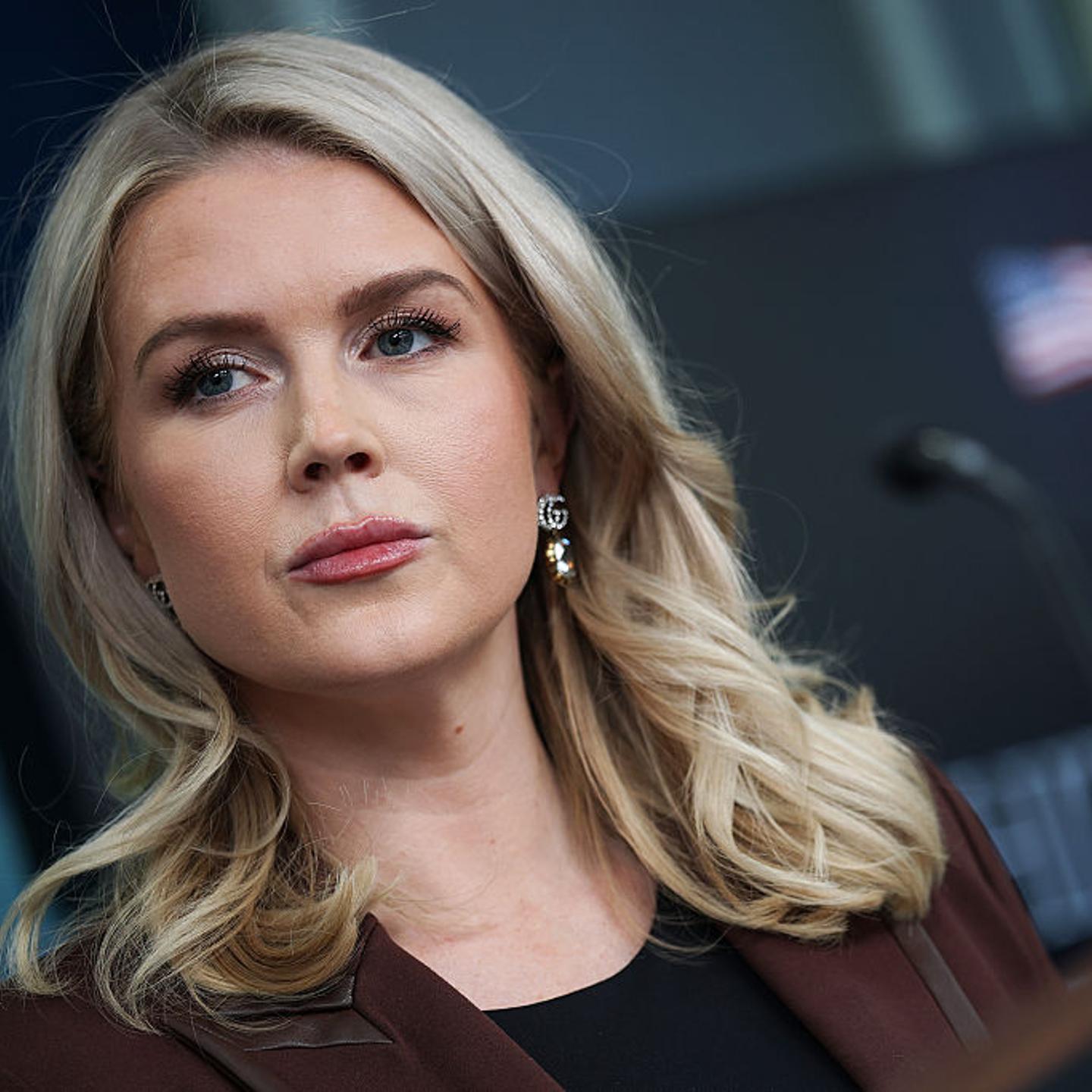 White House Press Secretary Karoline Leavitt Speaks To The Media