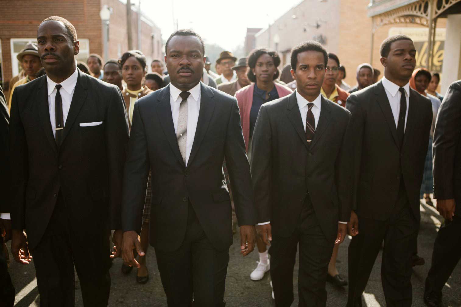 Colman Domingo, David Oyelowo, André Holland and Stephan James in Selma.
