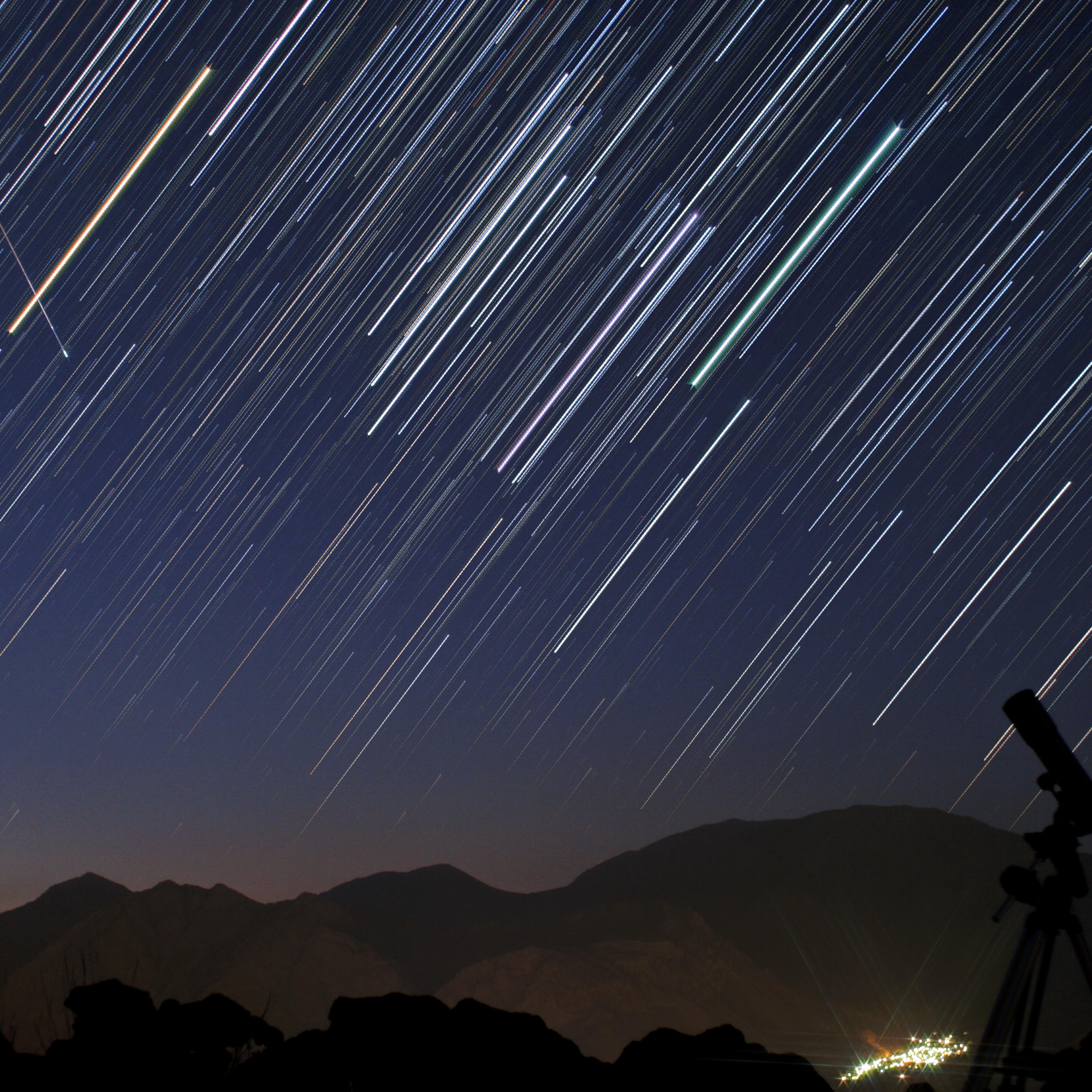 Startrails and Meteor