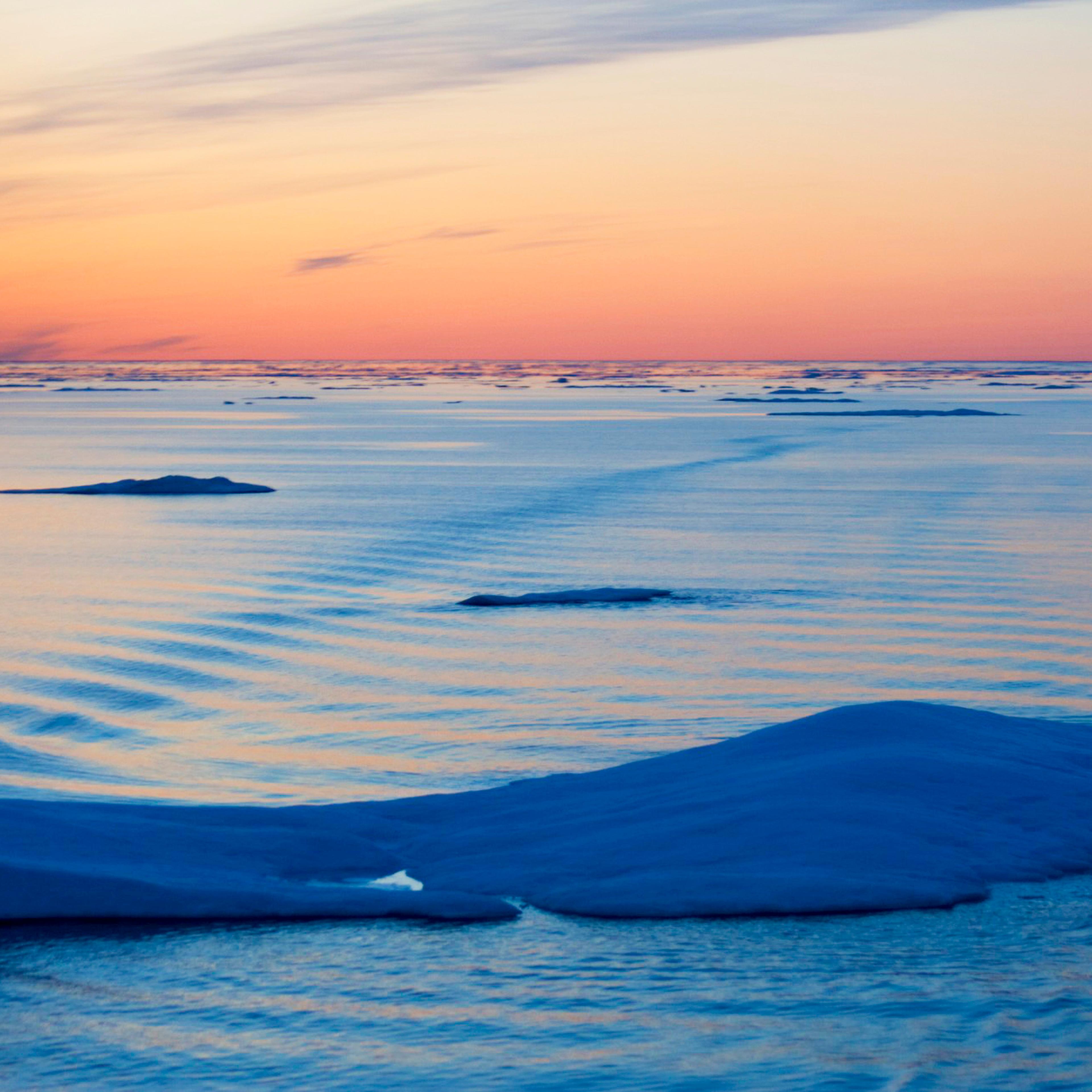 Sea Ice, Northwest Passage, Nunavut, Arctic Canada.