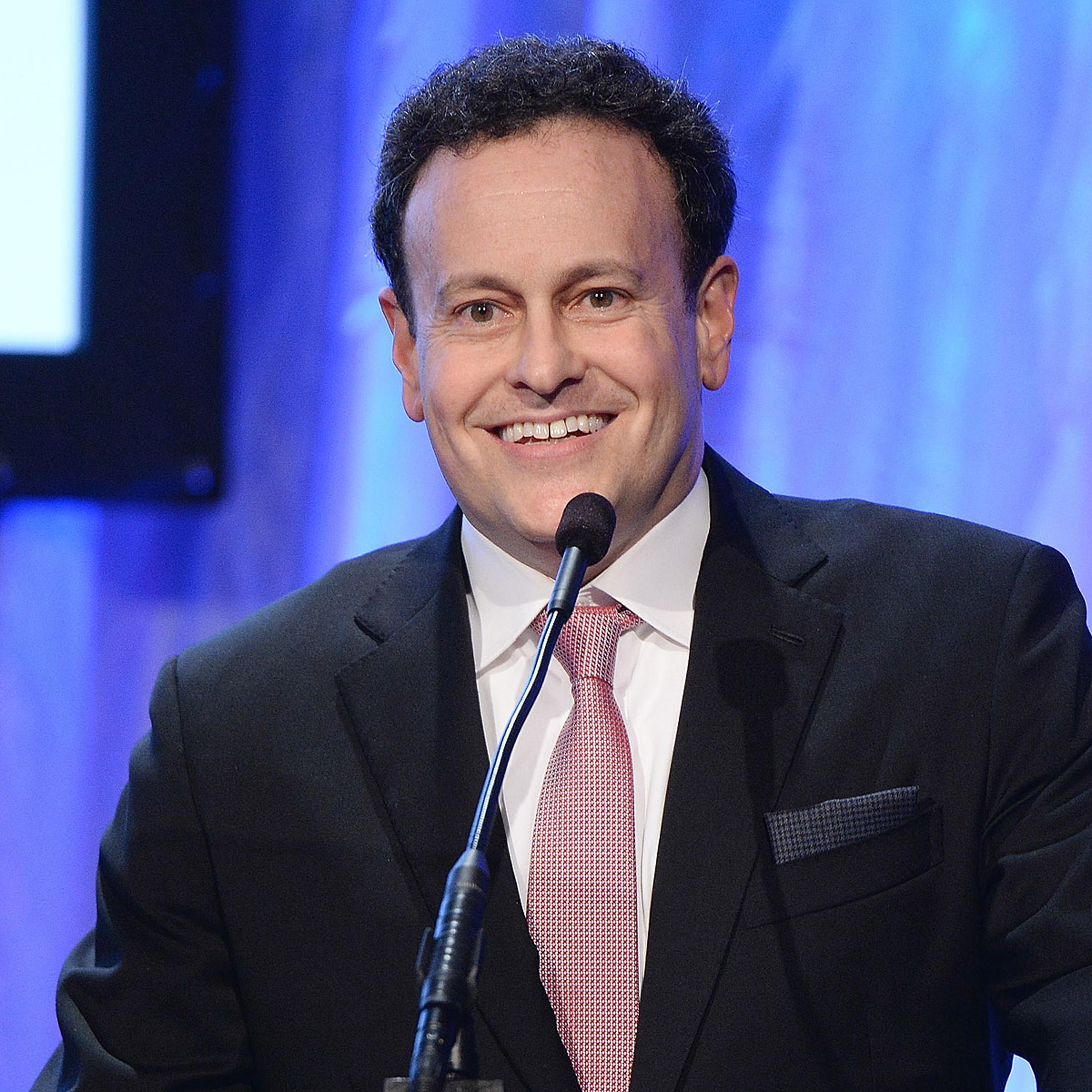 Producer Mitchell Hurwitz emcees Simon Wiesenthal Center's 2014 Tribute Dinner at Regent Beverly Wilshire Hotel on March 18, 2014 in Beverly Hills, California