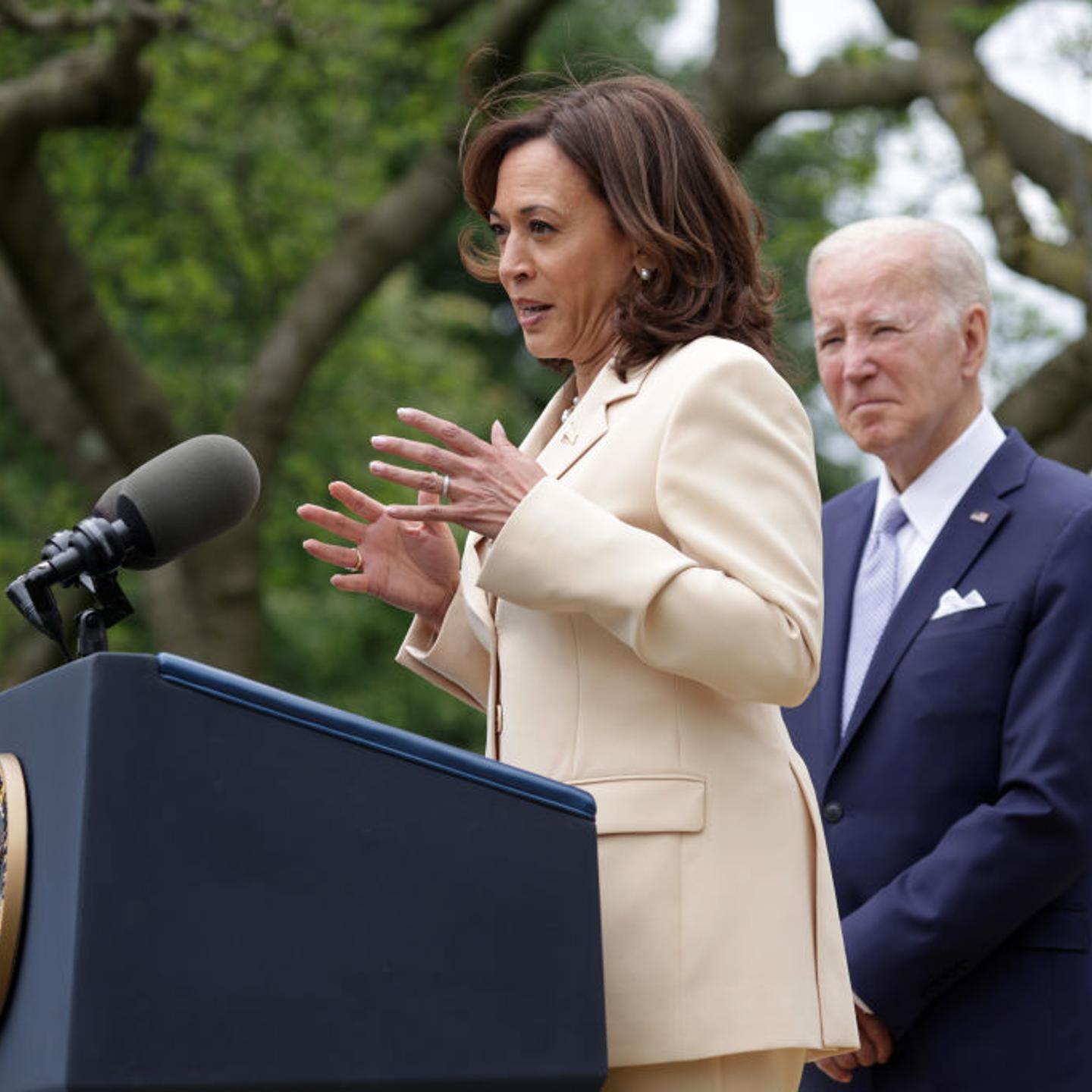 President Biden And VP Harris Deliver Remarks On National Small Business Week In The Rose Garden