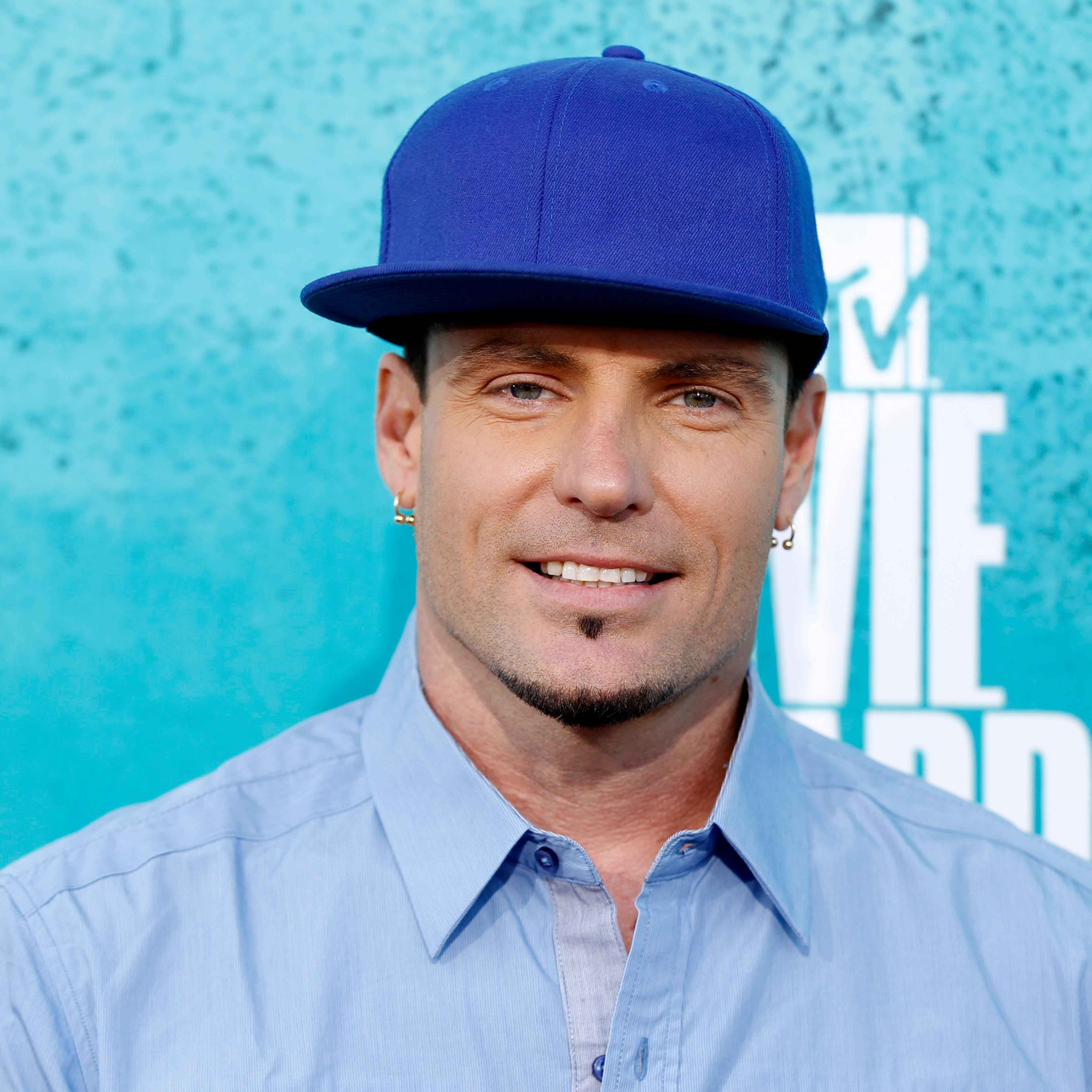 Singer Vanilla Ice arrives at the 2012 MTV Movie Awards in Los Angeles