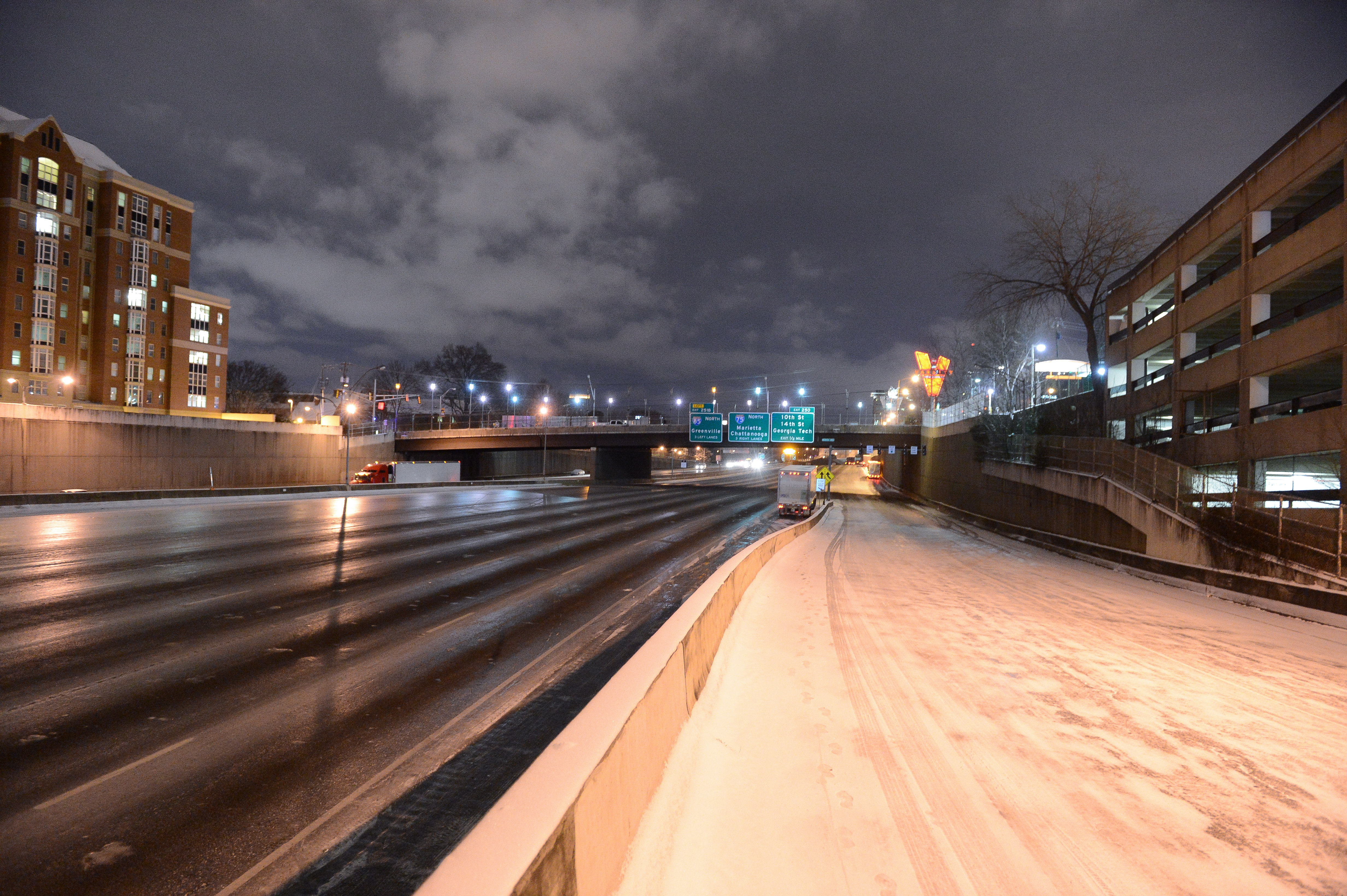 Atlanta Braces For More Snow and Ice As Winter Storm Hits Southeast