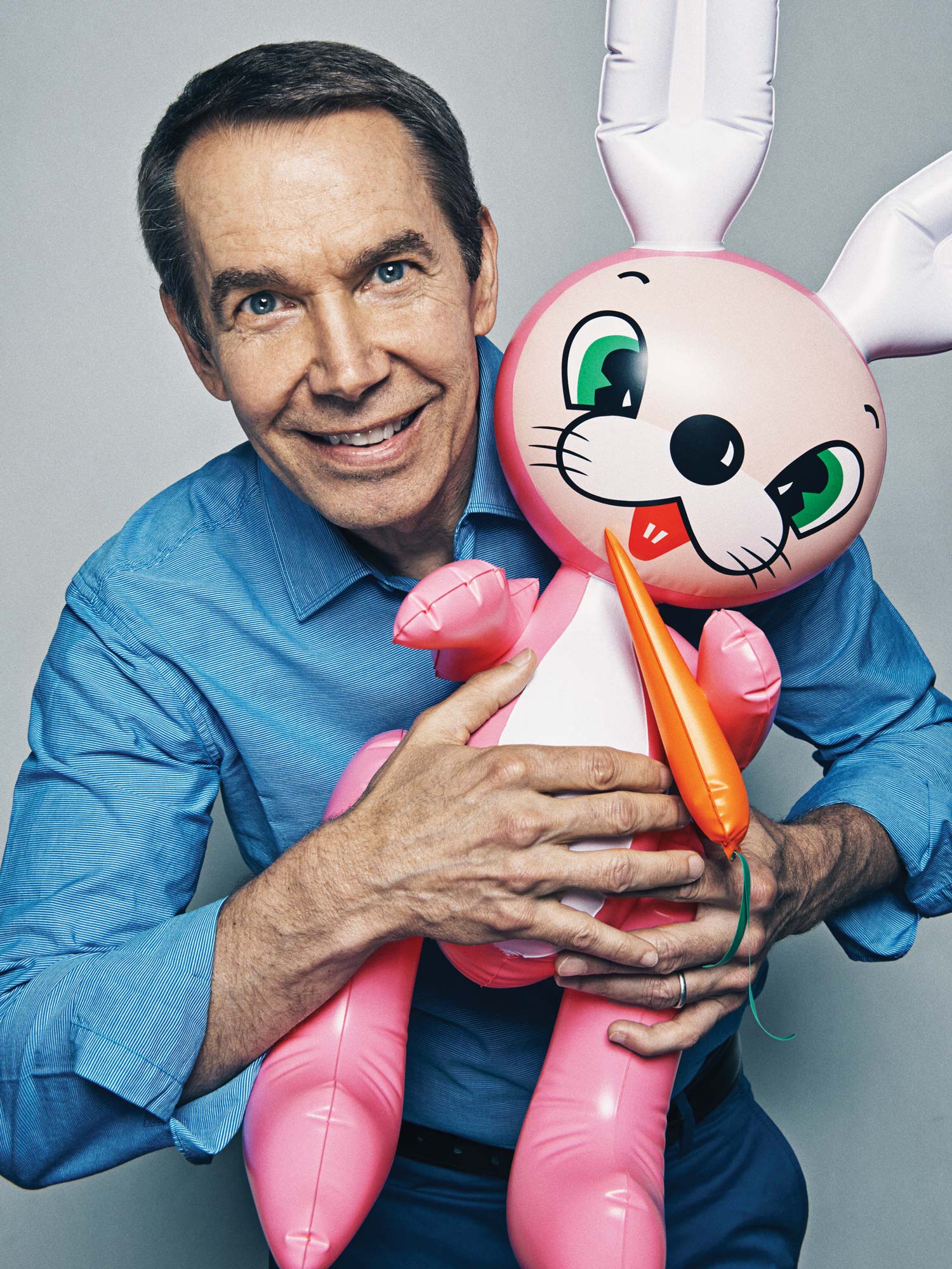 Jeff Koons Portrait Sebastian Kim Whitney Retrospective 2014