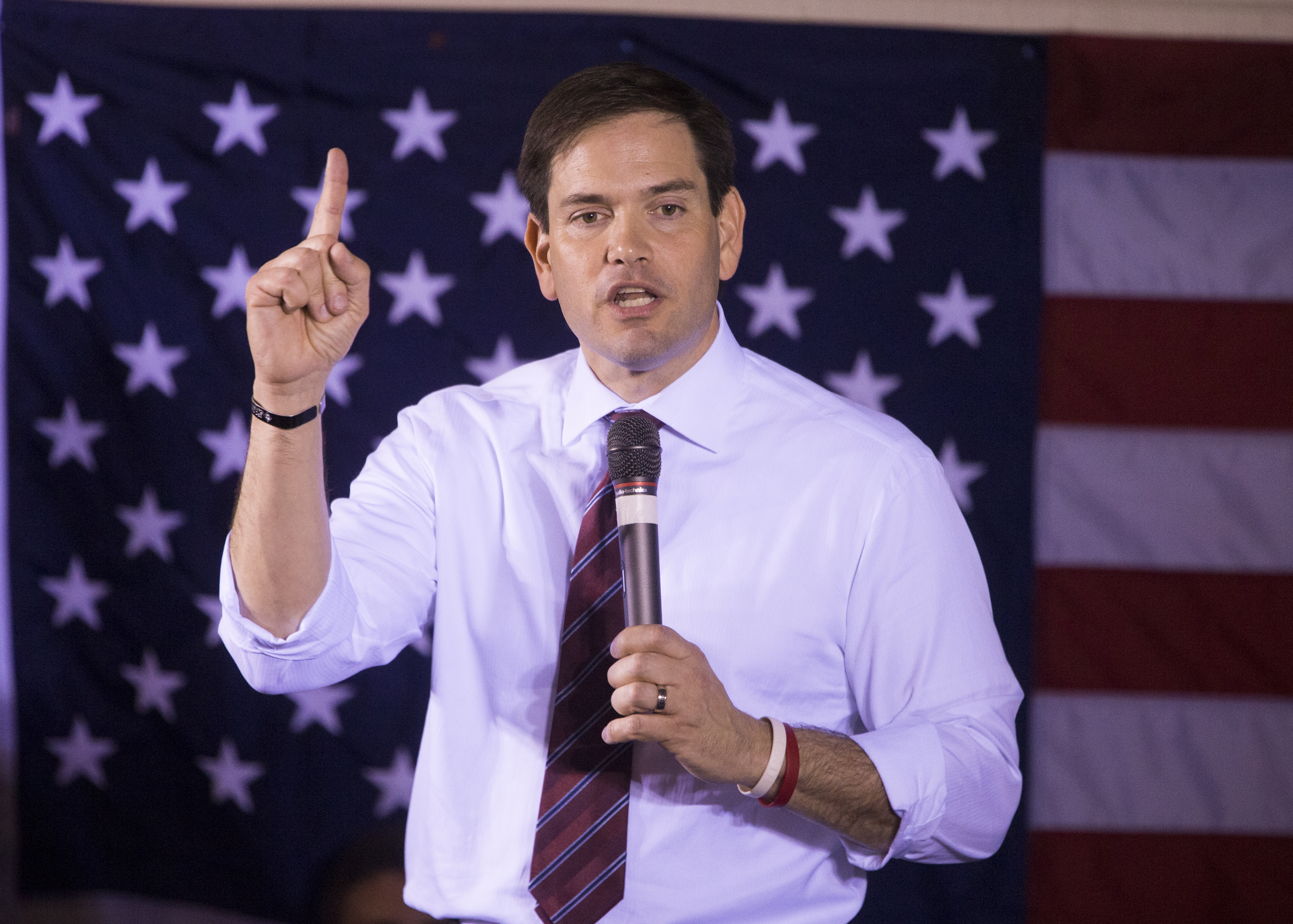 GOP Presidential Candidate Sen. Marco Rubio (R-FL) Holds Rally In Pensacola, Florida