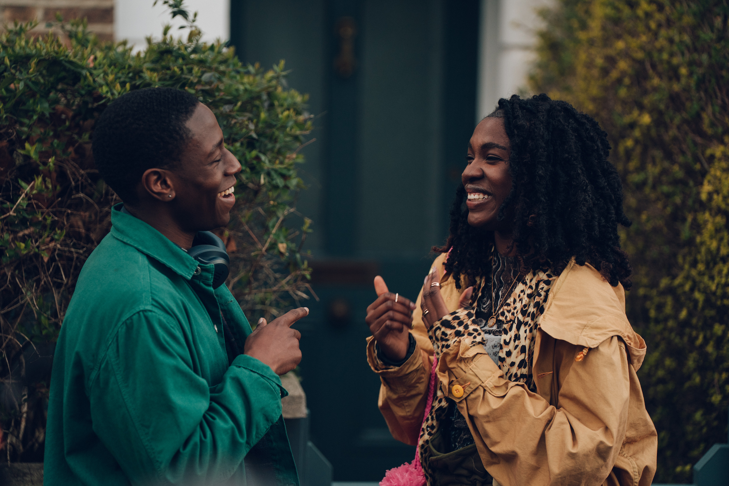 David Jonsson and Vivian Oparah star as Dom and Yas, the romantic leads of 'Rye Lane.'