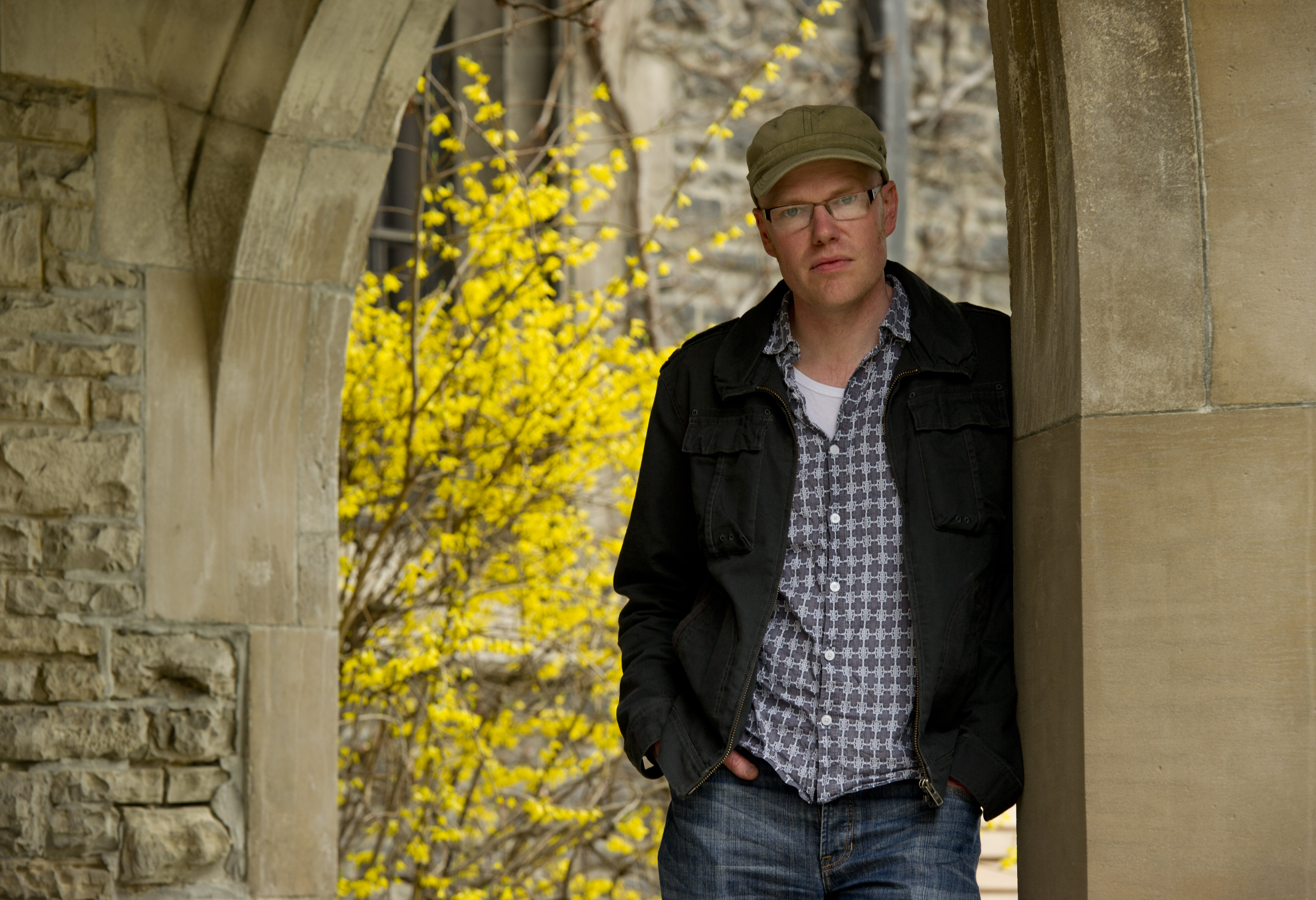 Portrait of director Anthony Baxter, of You've Been Trumped. Baxter is a British documentary filmmak
