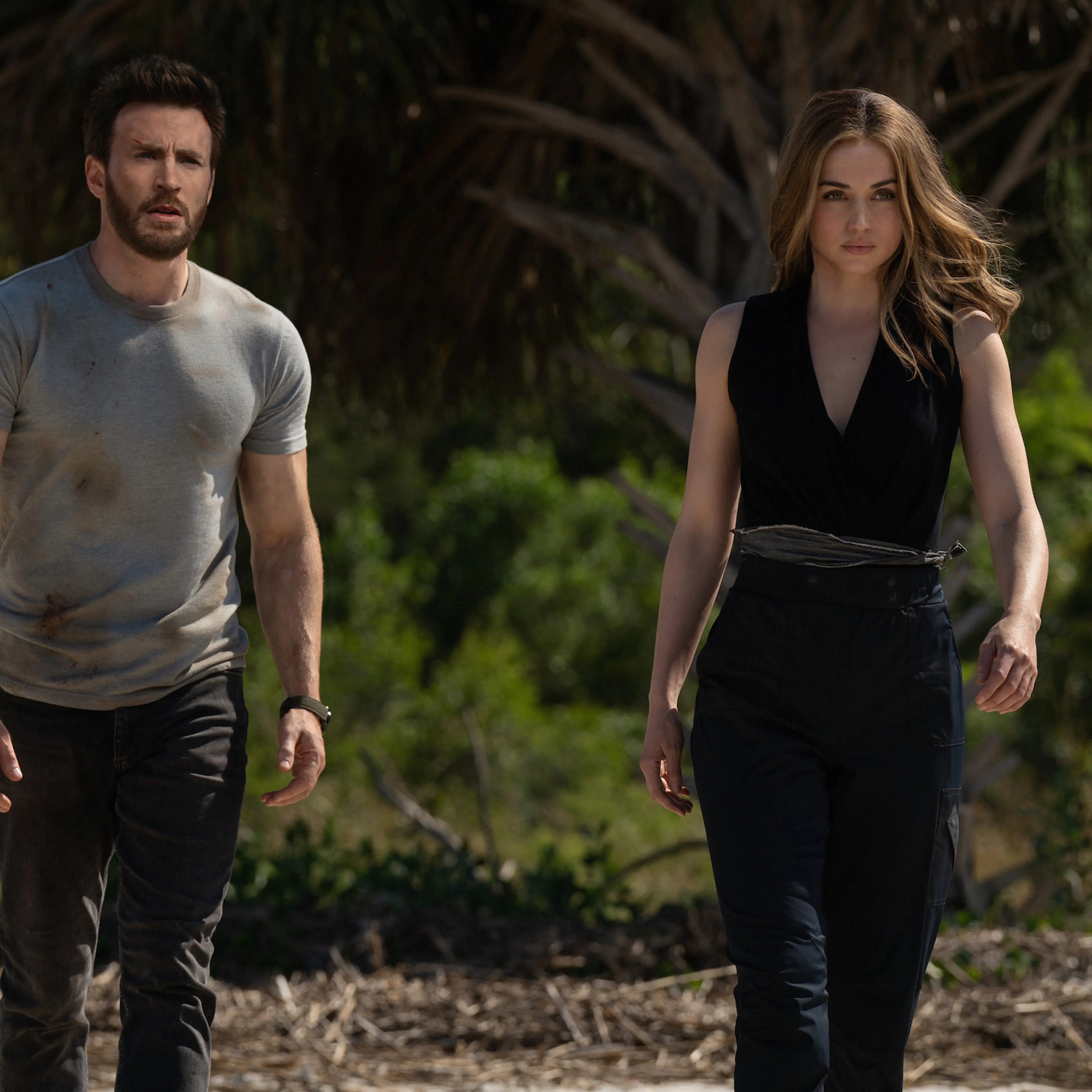 Chris Evans and Ana de Armas in the not half-bad but not great 'Ghosted'