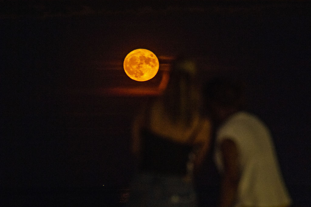 Super Moon in Massachusetts