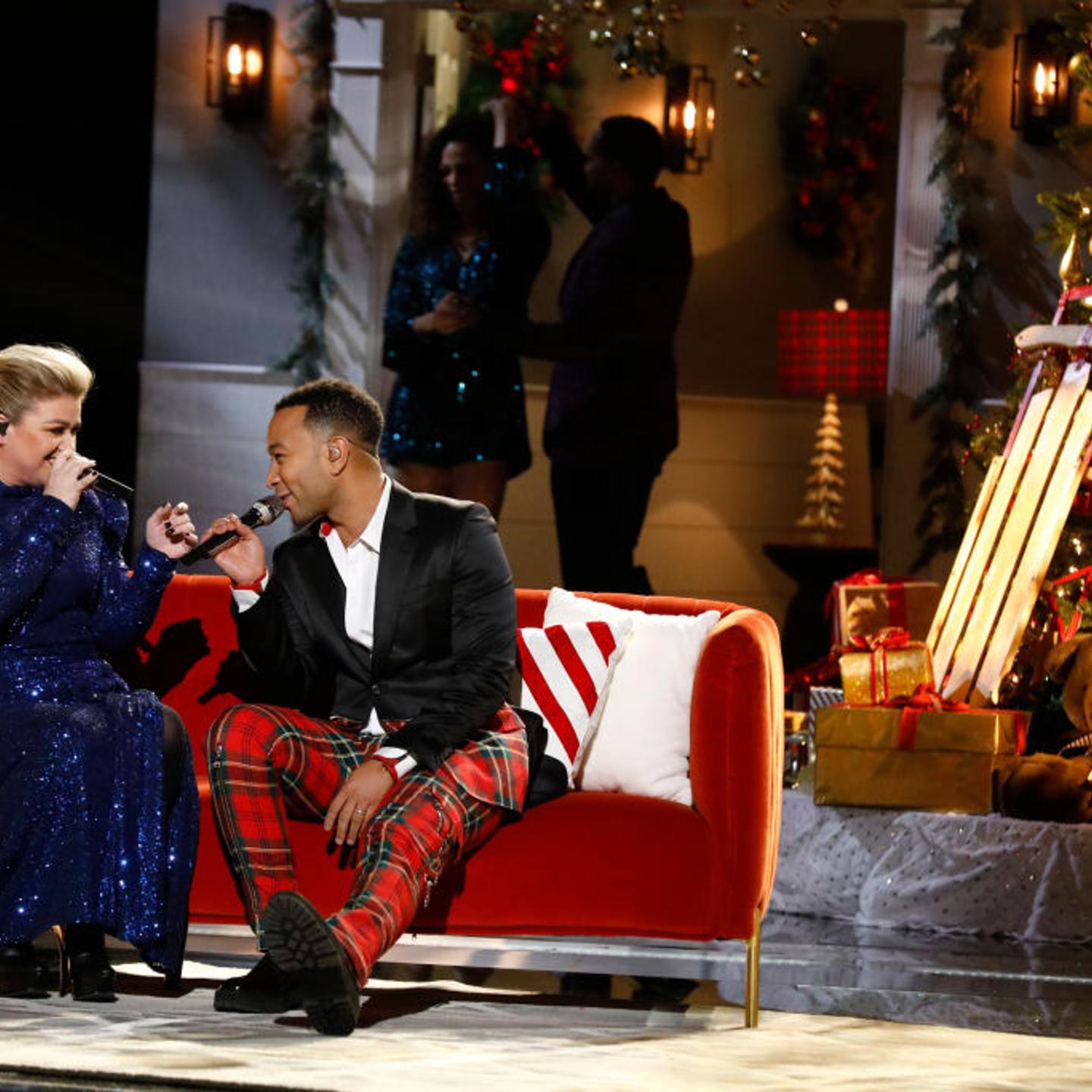Kelly Clarkson and John Legend's "Baby, It's Cold Outside"