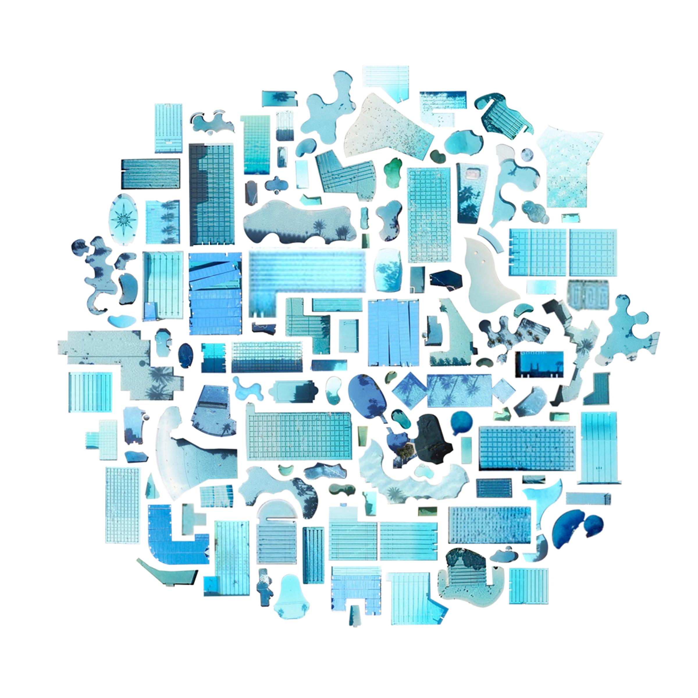 <i>125 Swimming Pools</i><br><br>From the series, <i>Satellite Collections</i>