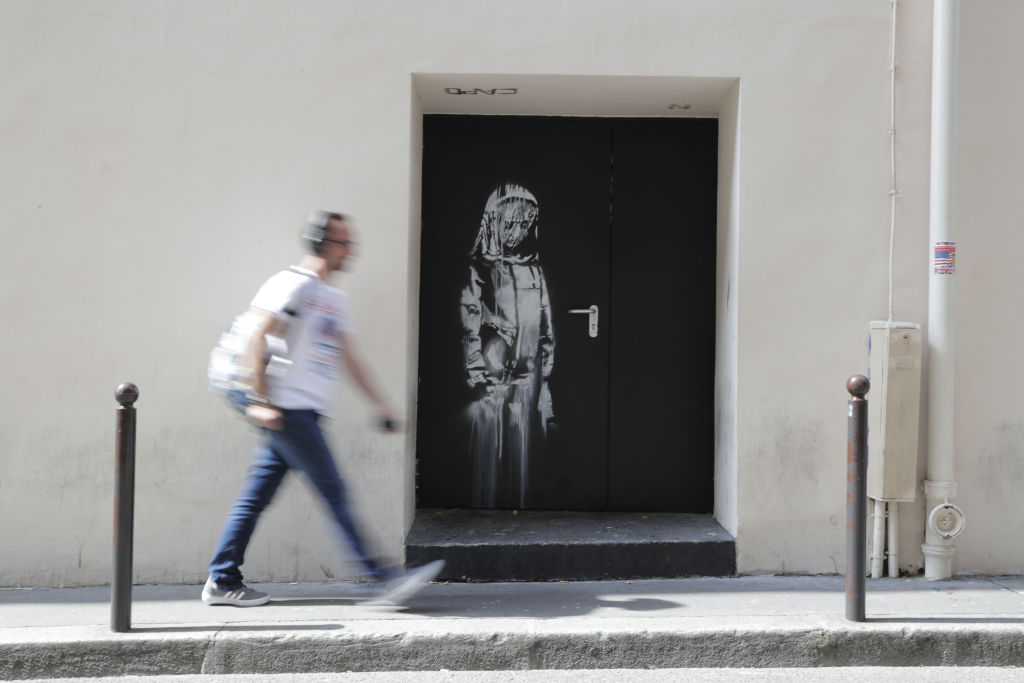 FRANCE-STREET-ART-BANKSY