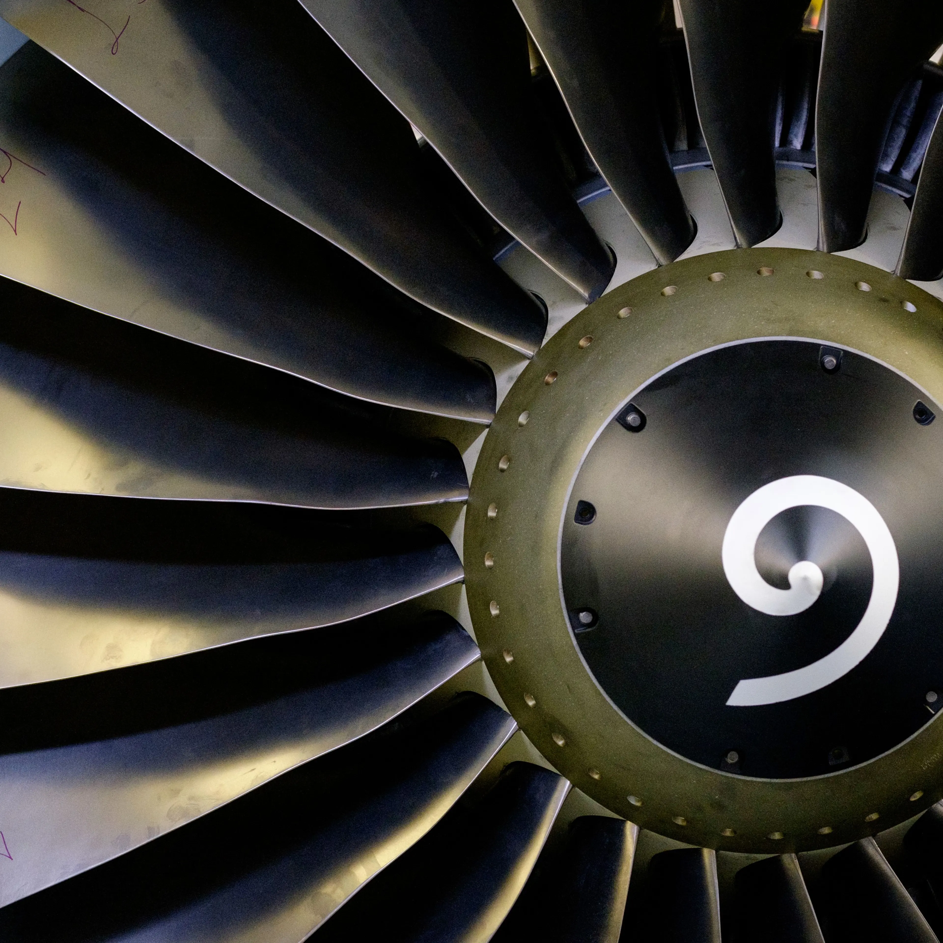 GE jet engine from Rio De Janeiro factory