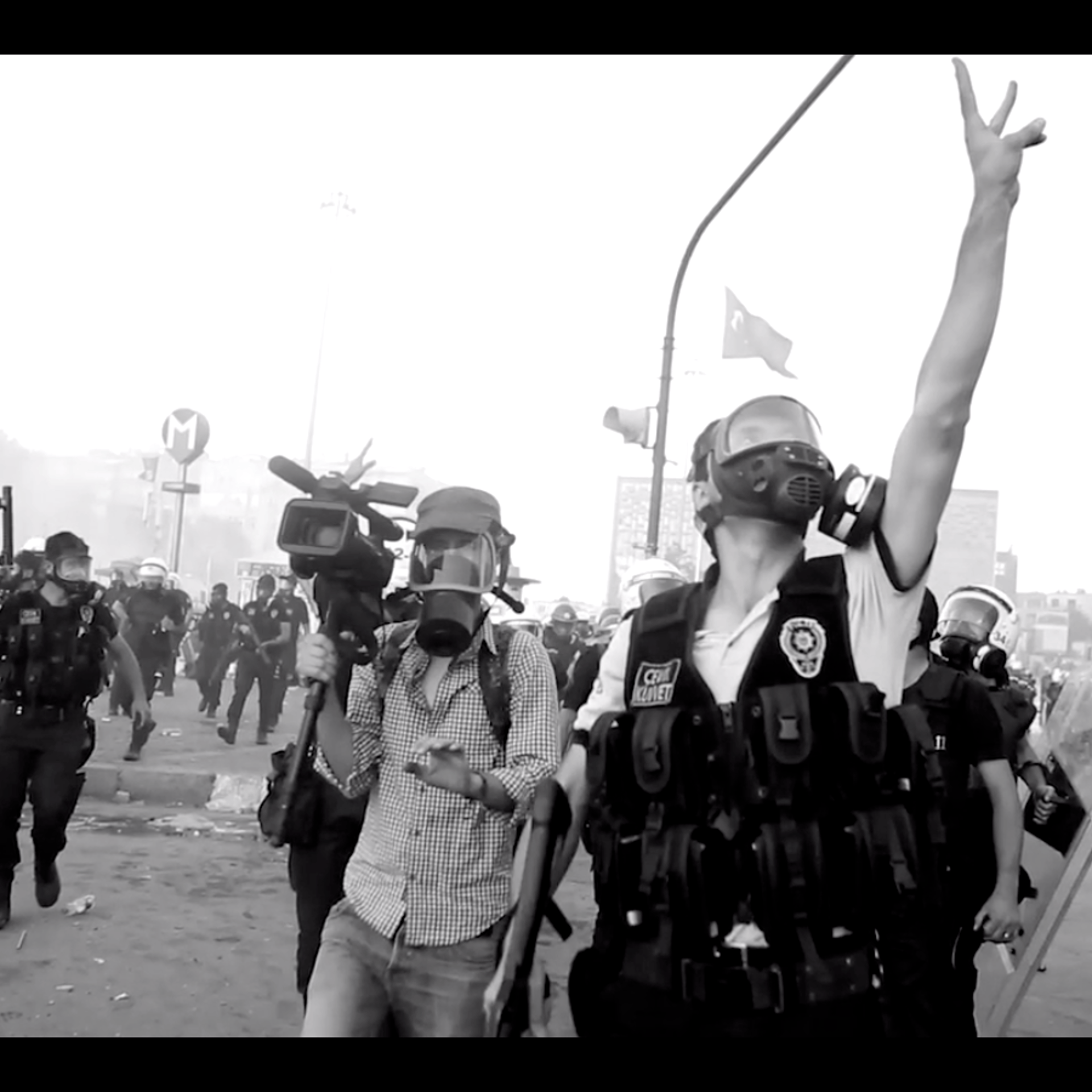 <em>Witnessing Gezi</em>. 1st Prize Long Feature <br><br> Barış Koca's feature is built around the recordings of photojournalist Emin Özmen, who witnessed the protests against a proposed urban development plan at Istanbul’s Taksim Gezi Park. The protests sparked supporting strikes across Turkey, and a nationwide resistance movement.