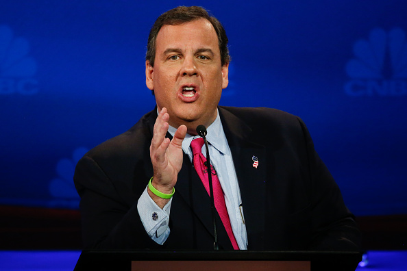 The Republican Presidential Debate: Your Money, Your Vote -- Pictured: Chris Christie participates in CNBC's "Your Money, Your Vote: The Republican Presidential Debate" live from the University of Colorado Boulder in Boulder, Colorado Wednesday, October 
