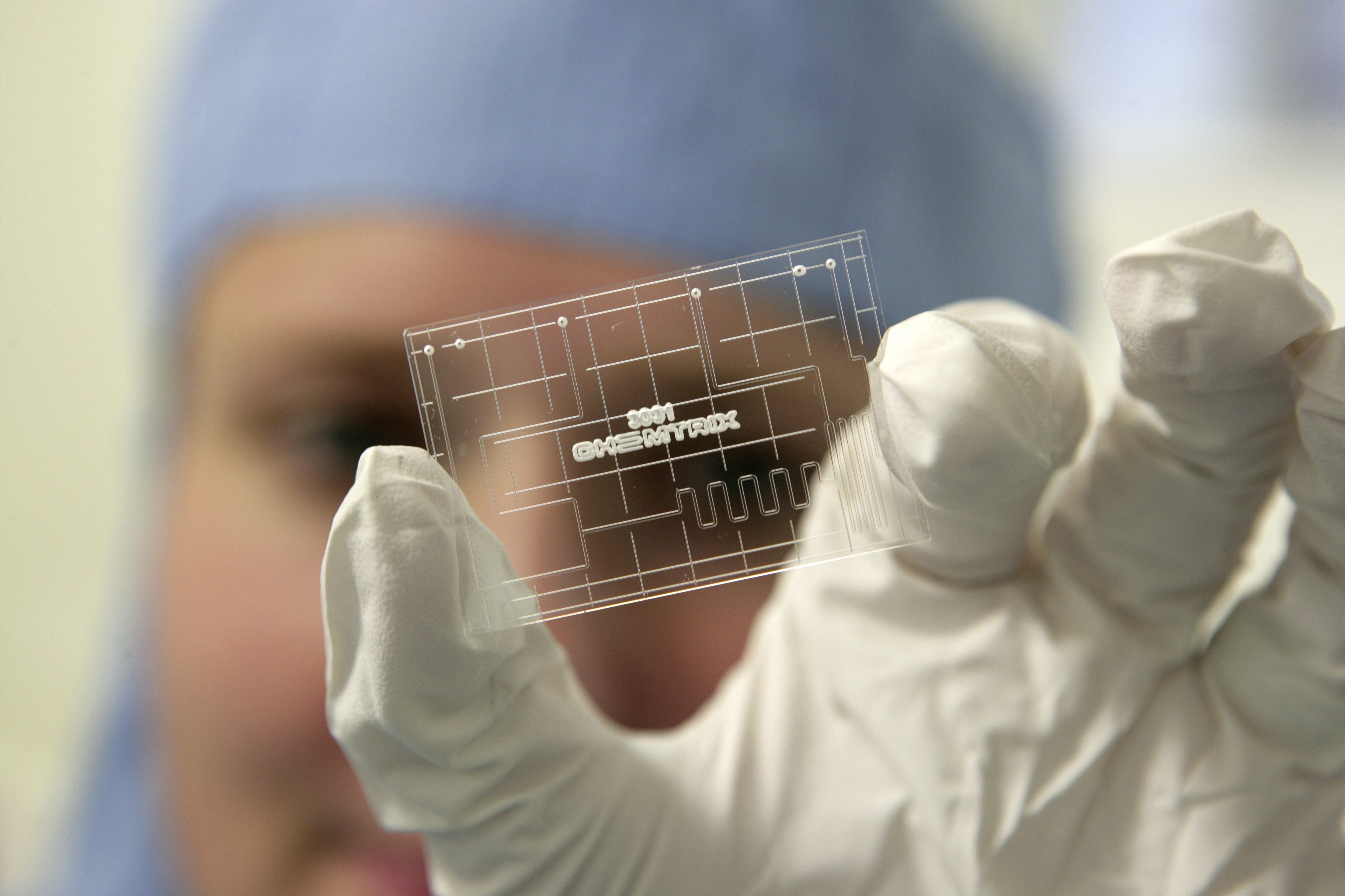 GERMANY, DORTMUND, iX-factory GmbH in the MST:factory Dortmund, Our picture shows a micro reactor from glass of the iX-factory GmbH for cost-efficient and danger-reduced mixing of chemicals in the chemical industry.
