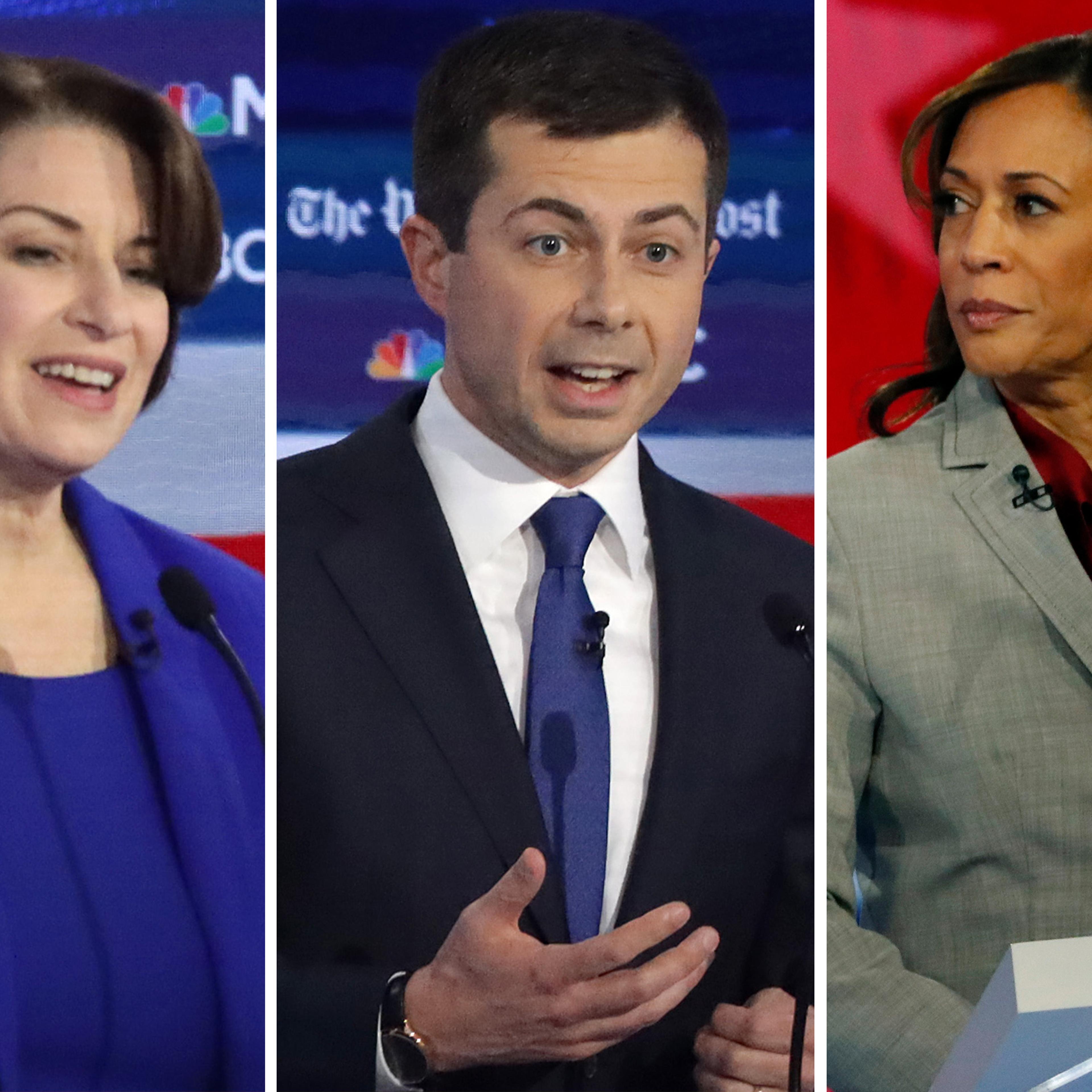 triptych-klobuchar-buttigieg-harris