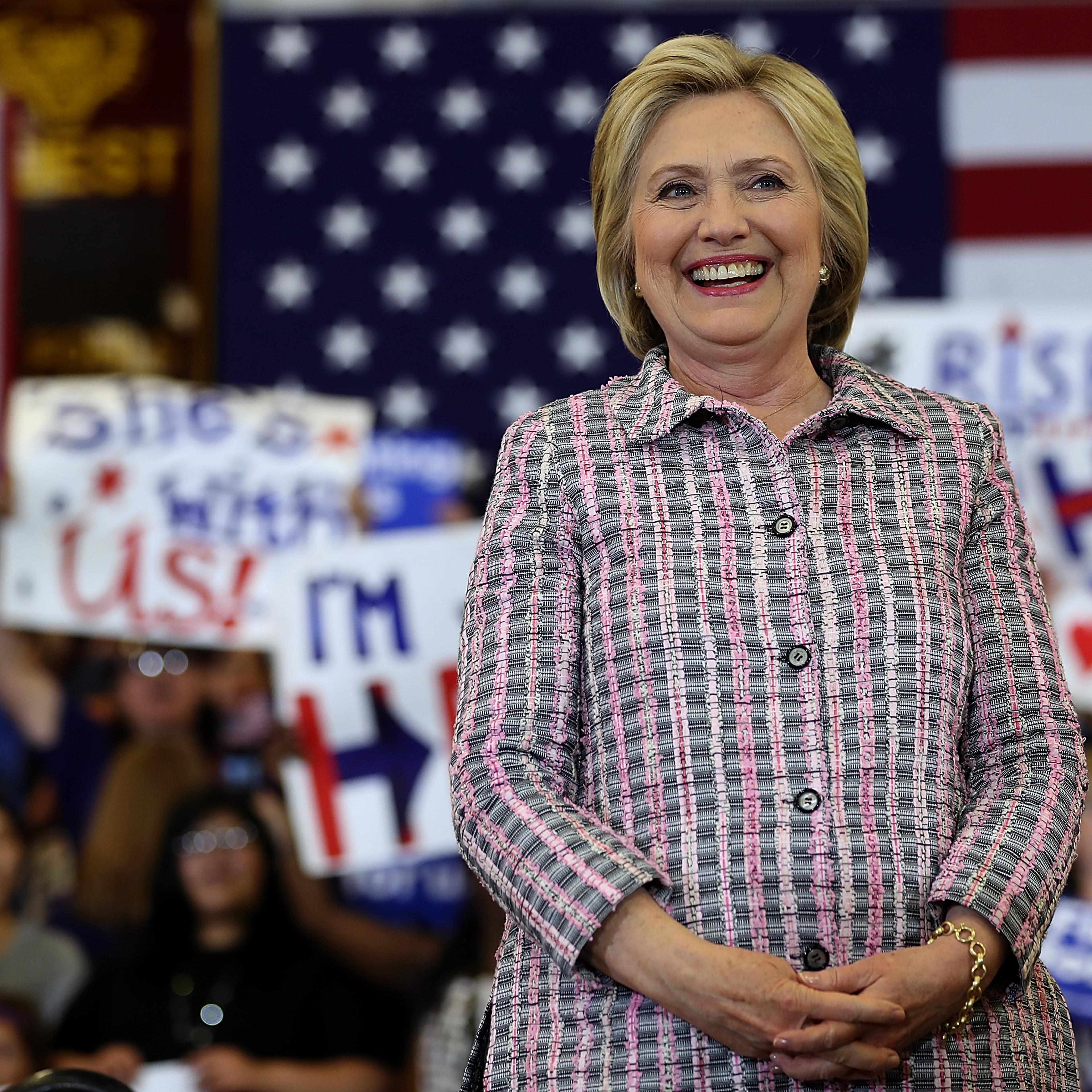 Hillary Clinton Campaigns In California's Bay Area Ahead Of State Primary