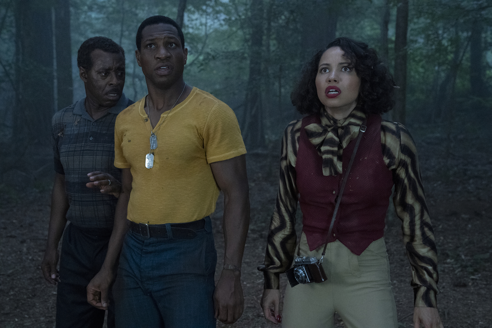 Courtney B. Vance, Jonathan Majors and Jurnee Smollett in 'Lovecraft Country' 