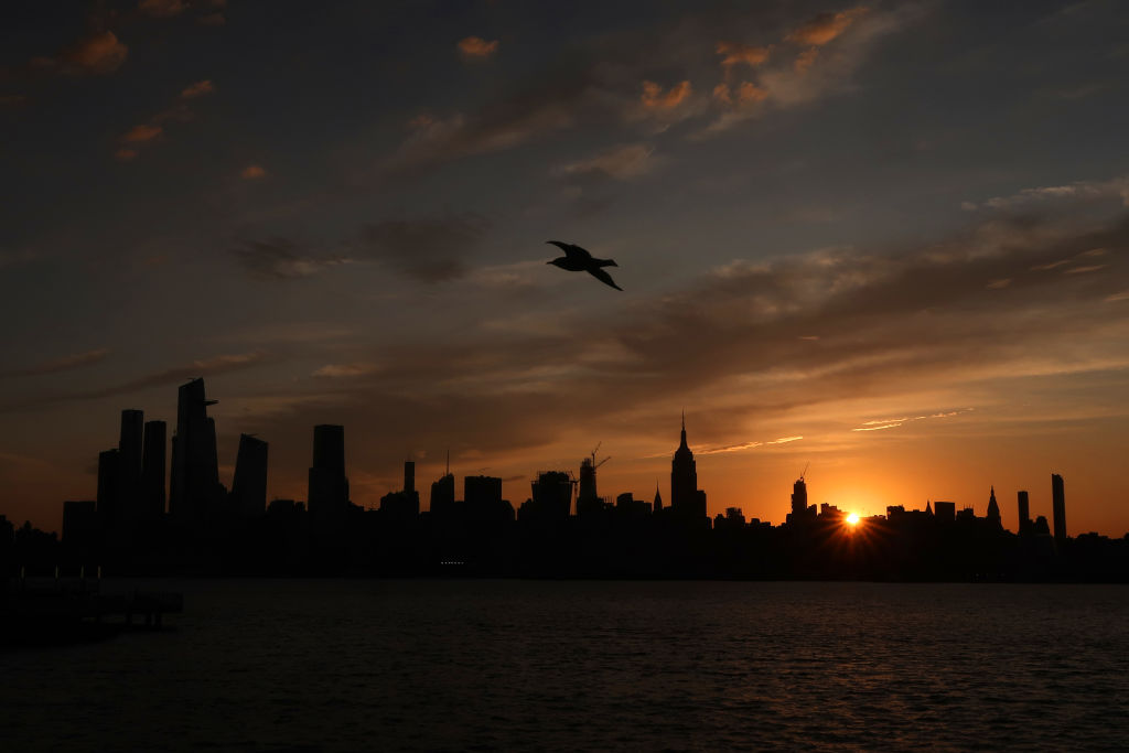 Sunrise in New York City