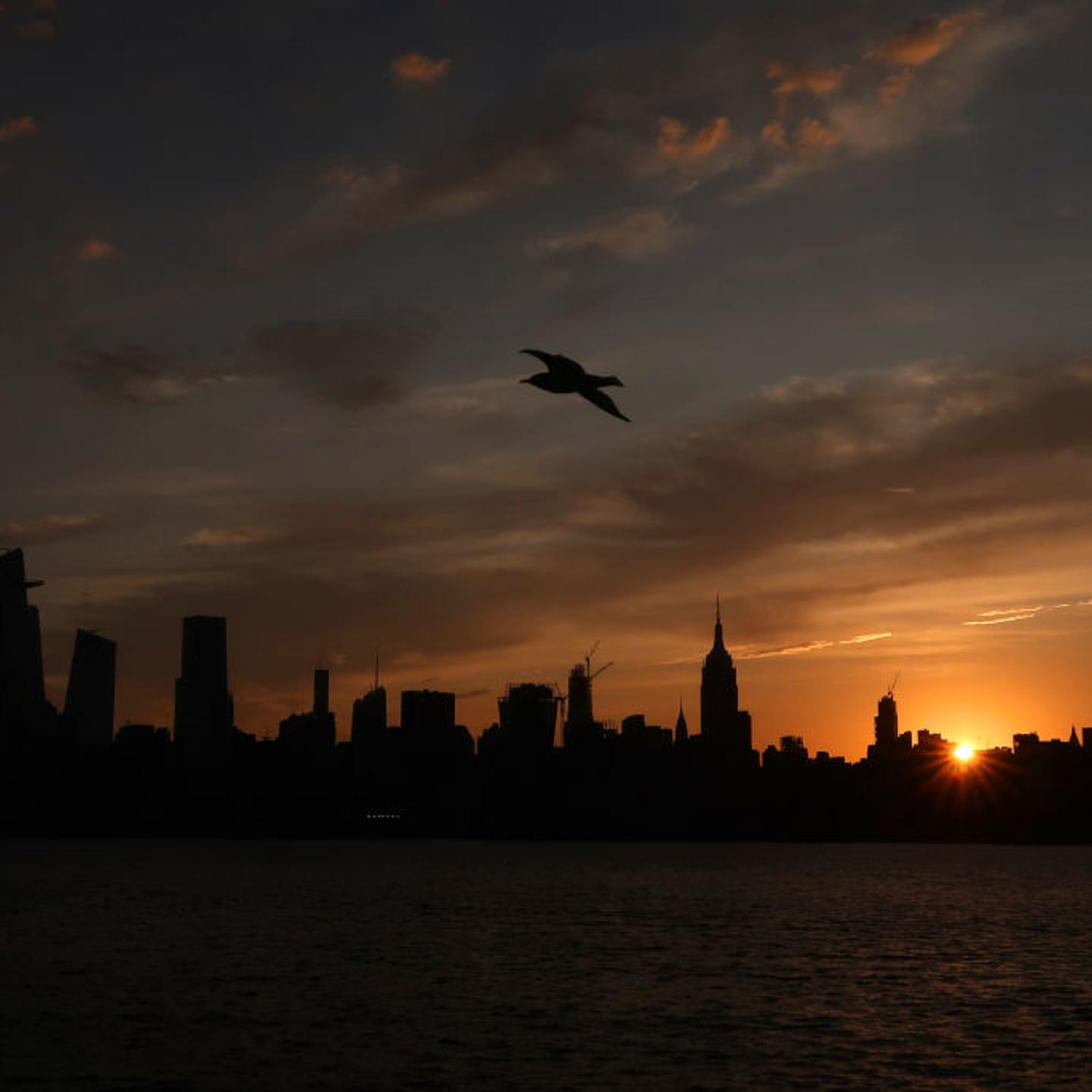 Sunrise in New York City