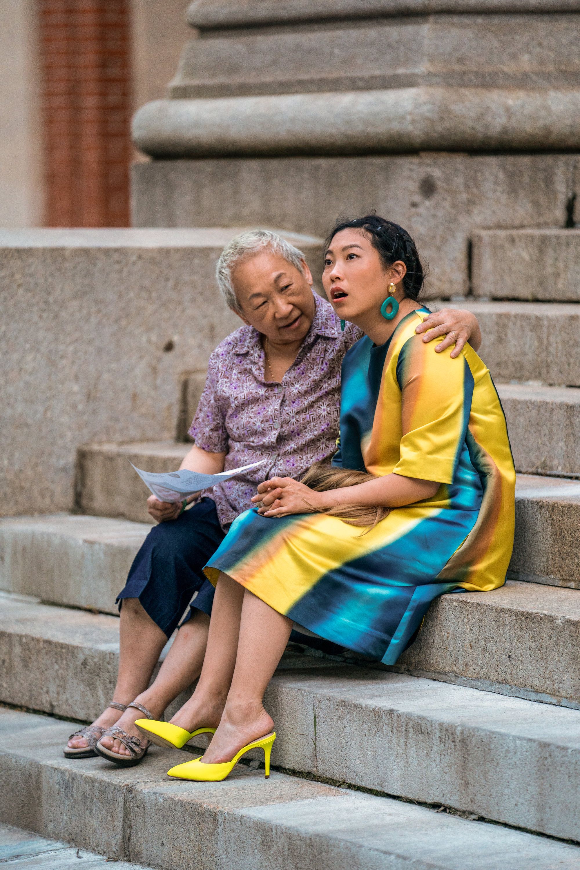 Lori Tan Chinn, left, with Awkwafina in "Awkwafina is Nora From Queens" 