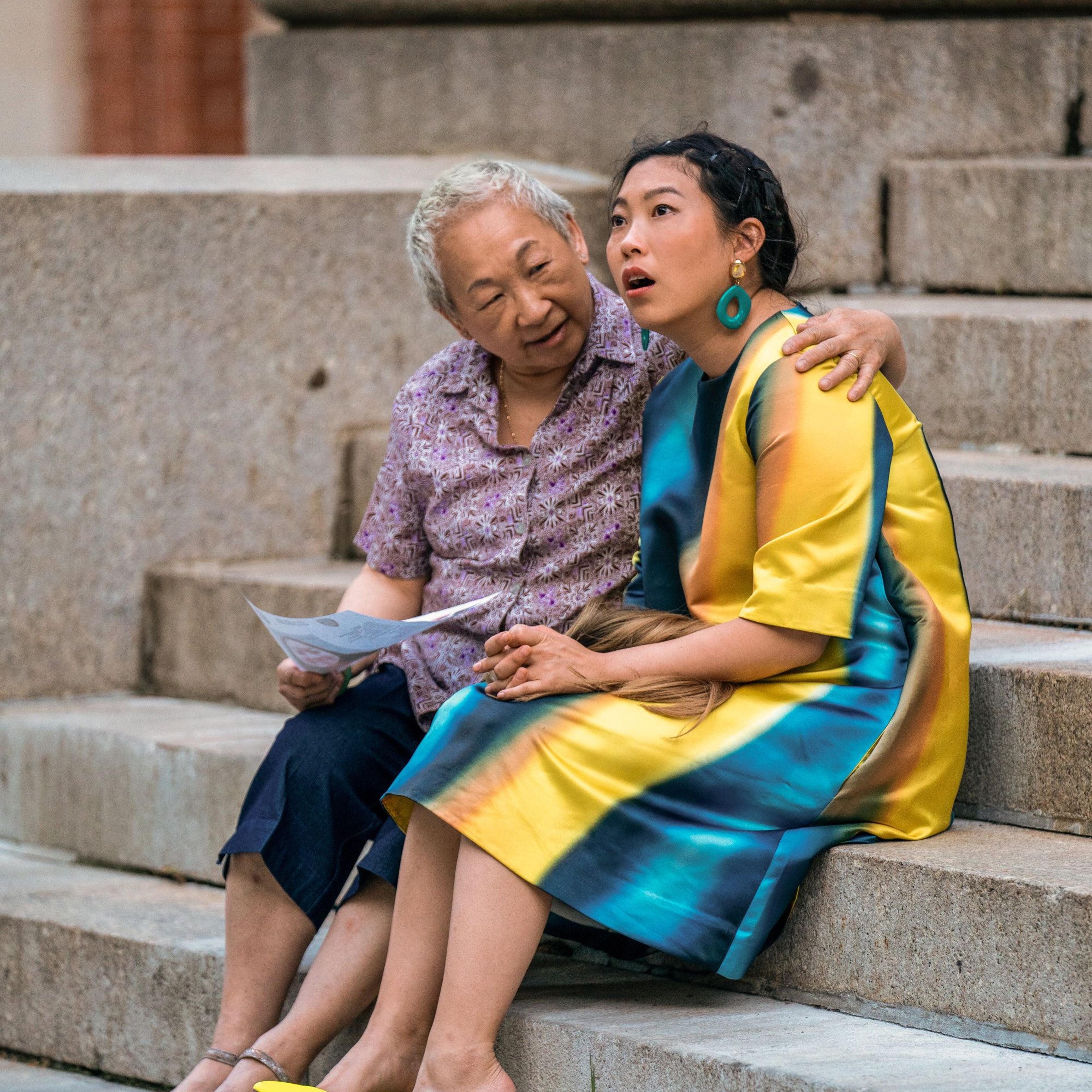 Lori Tan Chinn, left, with Awkwafina in "Awkwafina is Nora From Queens"