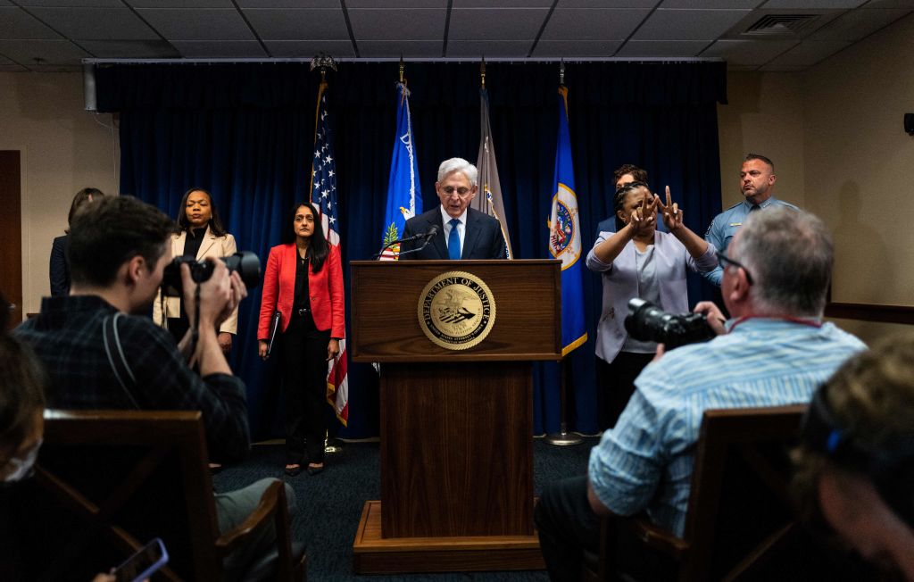 TOPSHOT-US-DEPARTMENT OF JUSTICE-DOJ-POLICE-RACISM