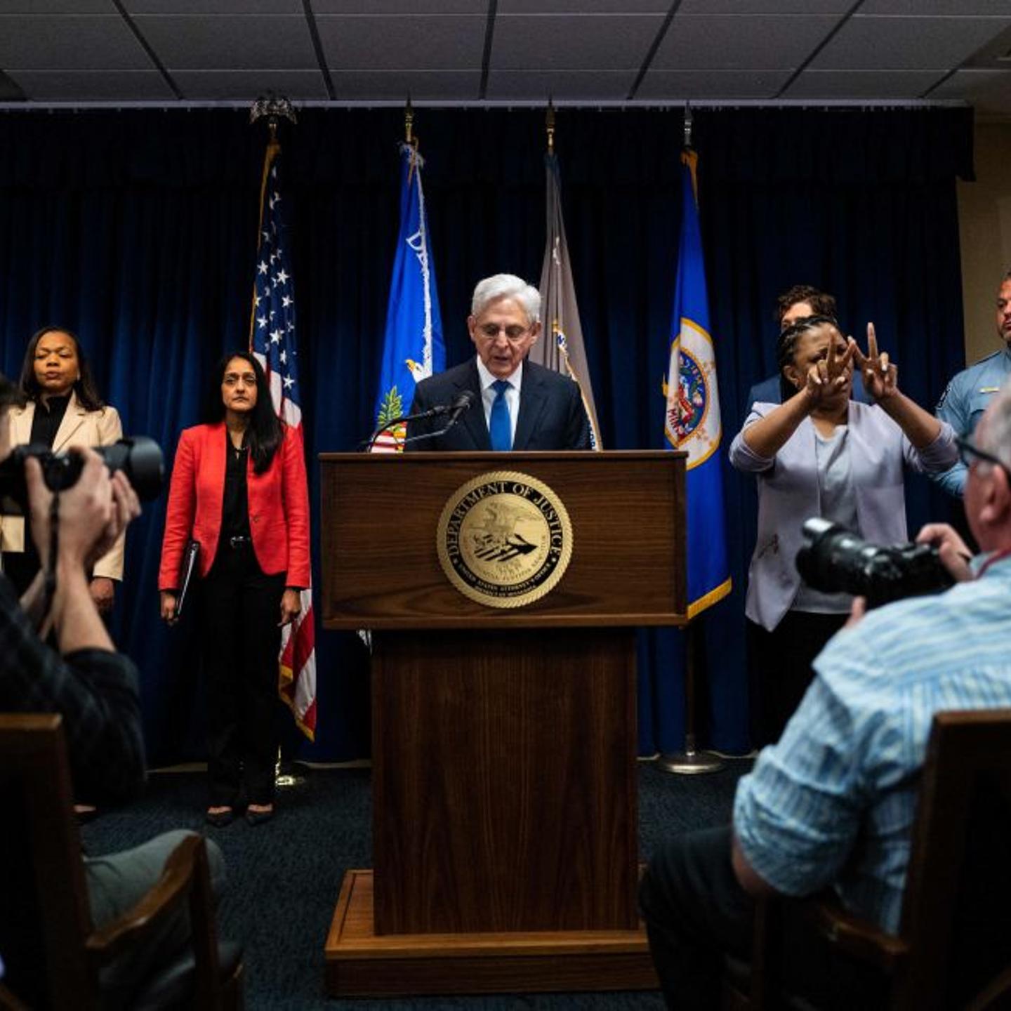 TOPSHOT-US-DEPARTMENT OF JUSTICE-DOJ-POLICE-RACISM