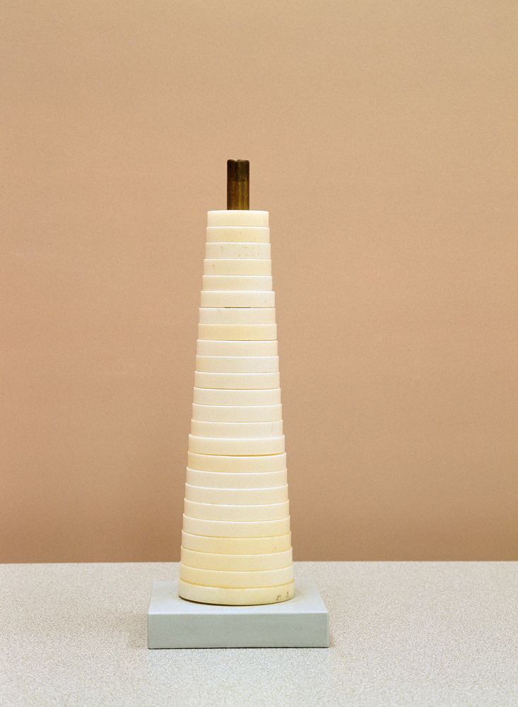 Circular calibration device, 2011<br><br>A device to calibrate instruments used to measure penile circumference. Consists of a 26-step plastic cylinder with steps ranging from 85 to 121 mm circumference.