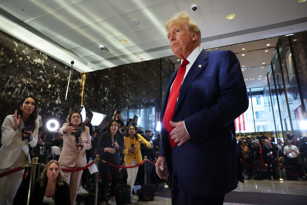 President Trump Holds A Press Conference At Trump Tower Day After Guilty Verdict