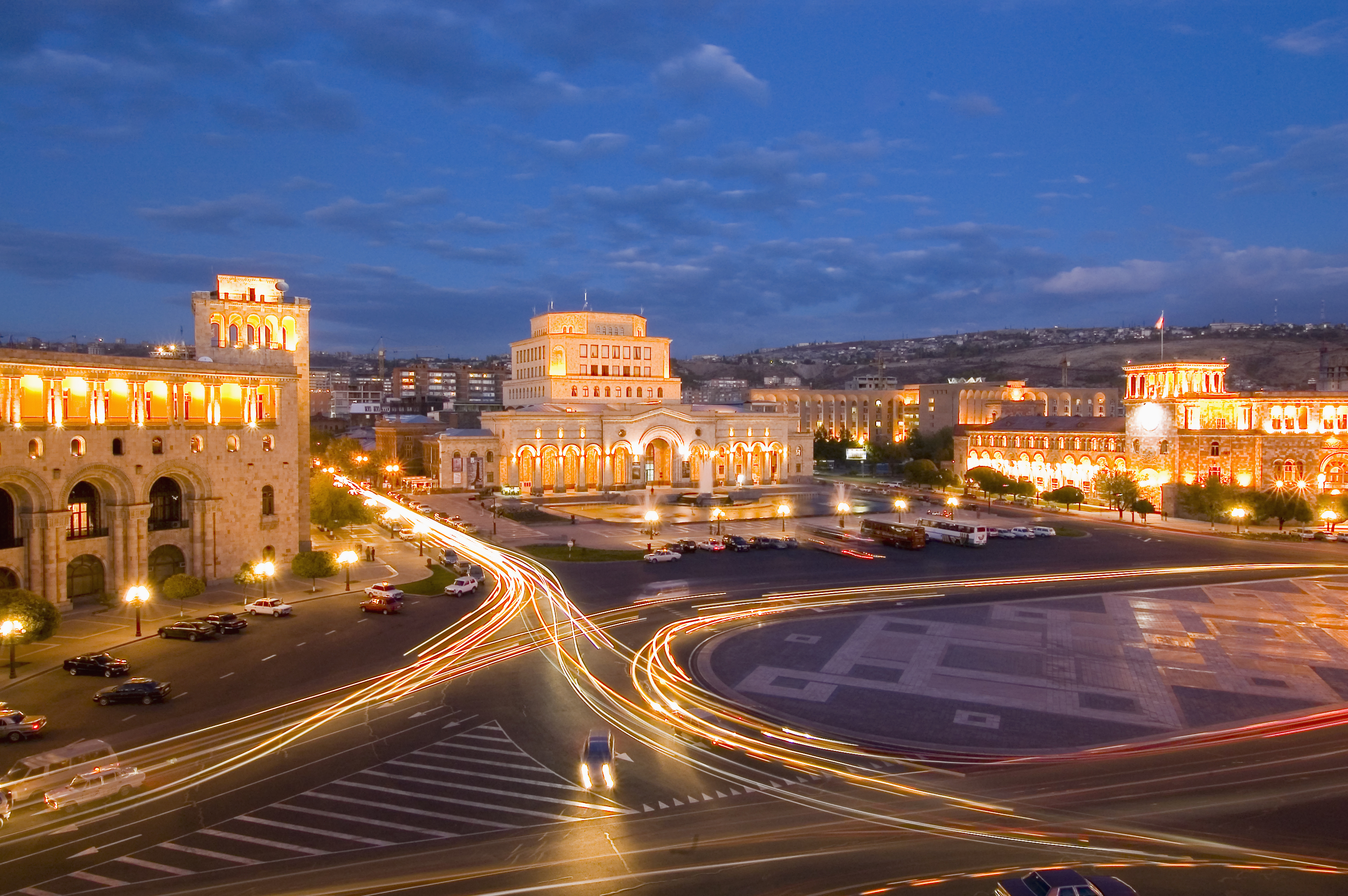 Republic Square in Yerevan, Armenia