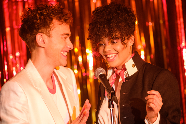 Olly Alexander and Lydia West in 'It's a Sin'