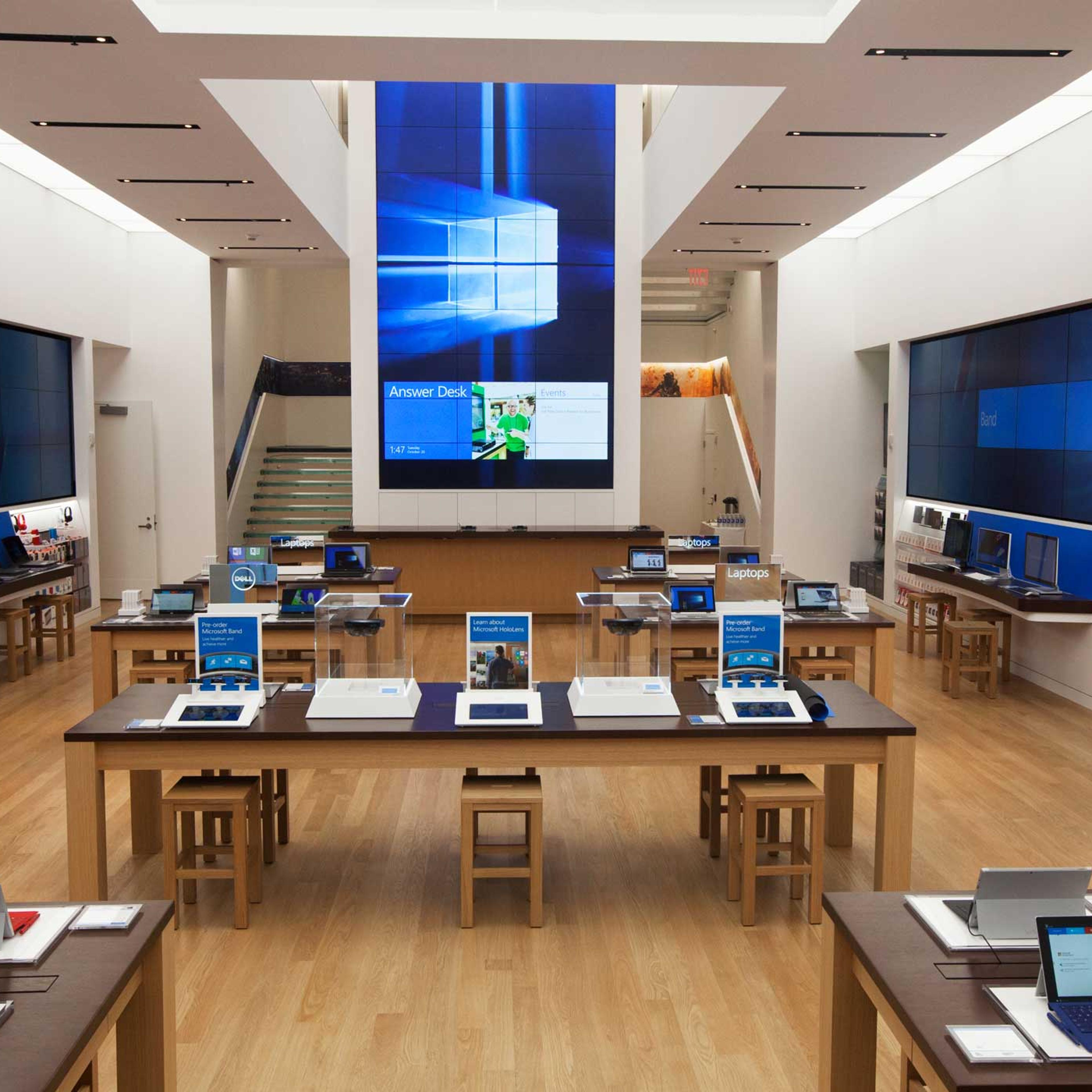 Microsoft's new flagship store opening on Oct. 26, 2015 in New York City.