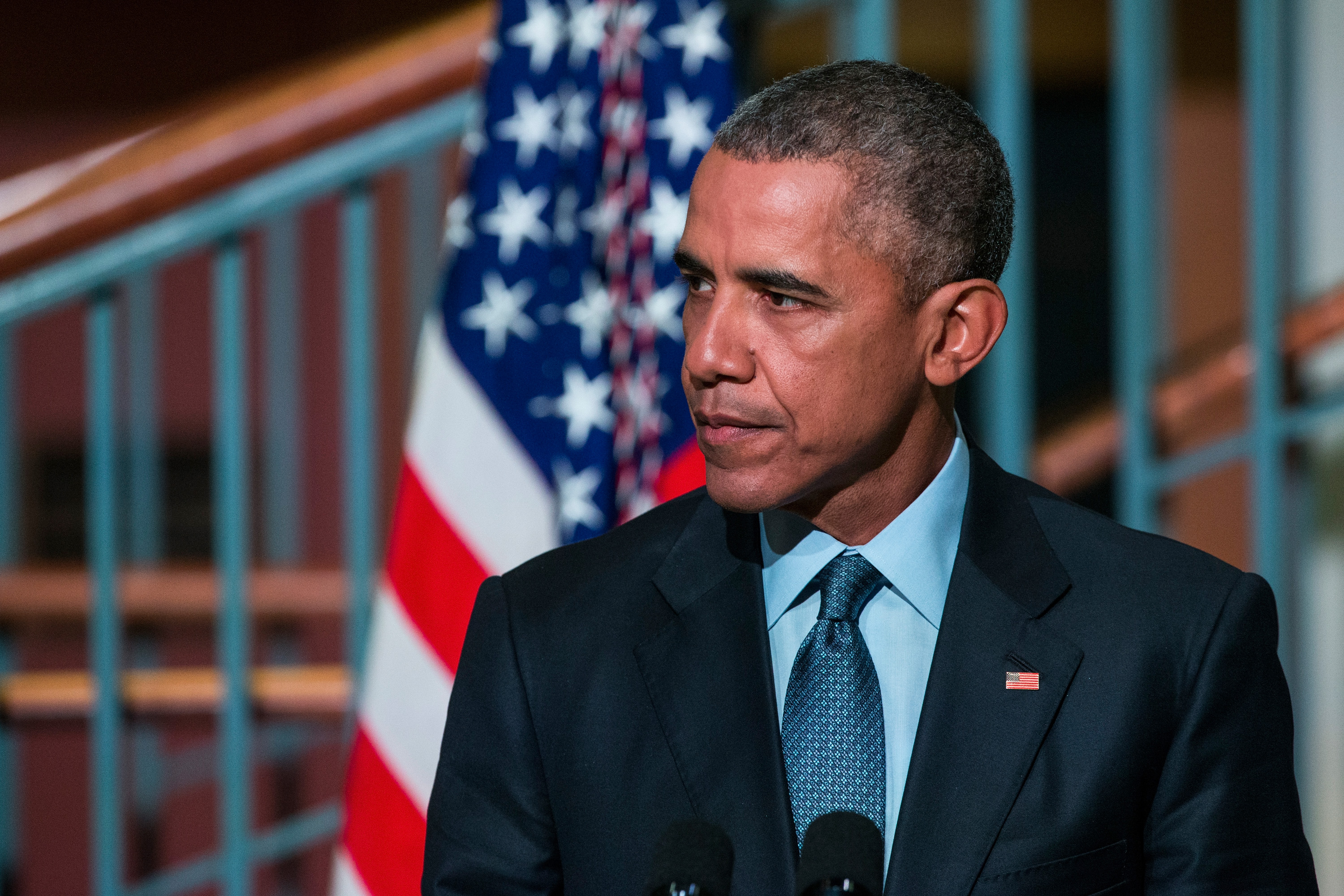 President Obama Speaks At The Newark Campus Of Rutgers University