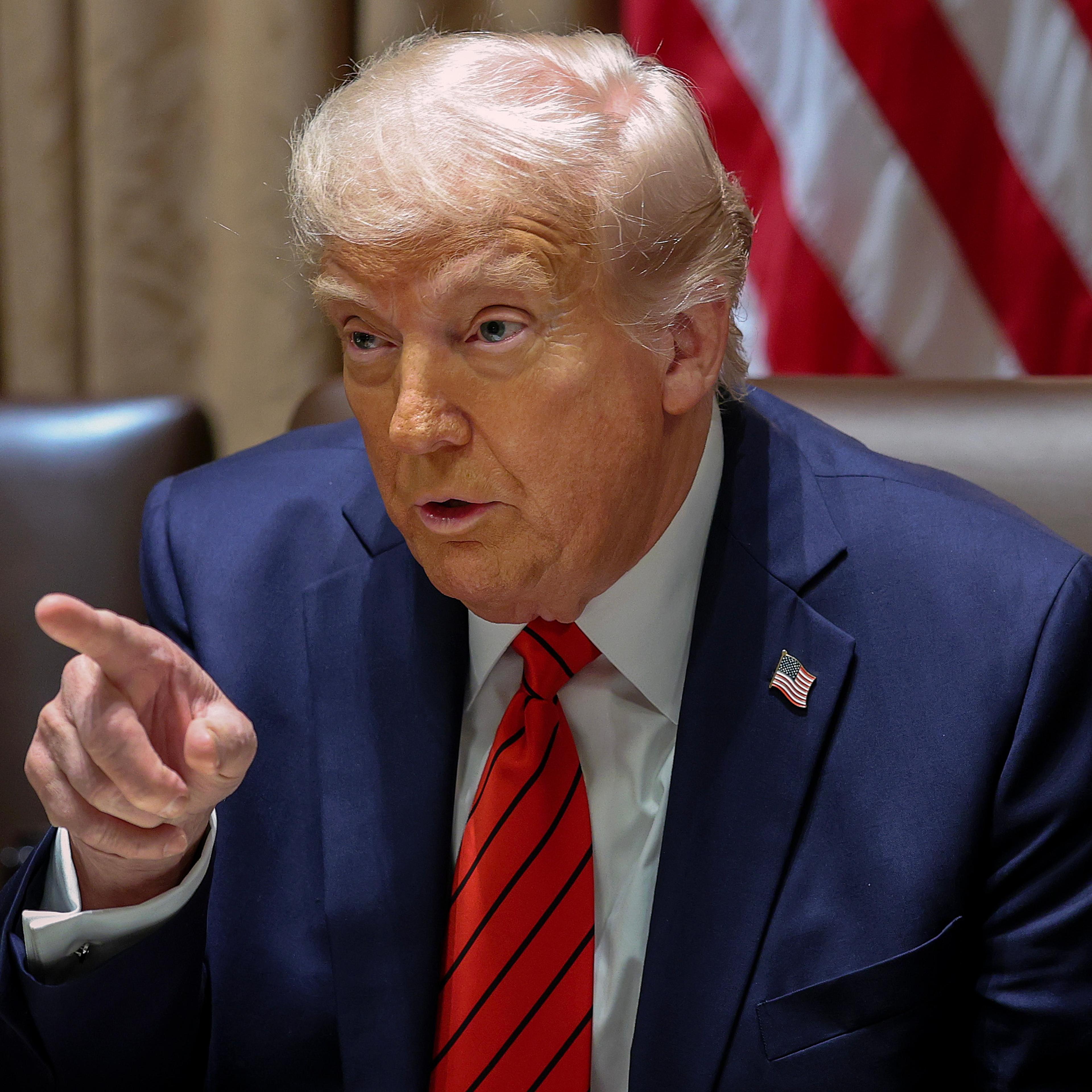 President Trump Meets With Visiting Italian Prime Minister Giorgia Meloni At The White House