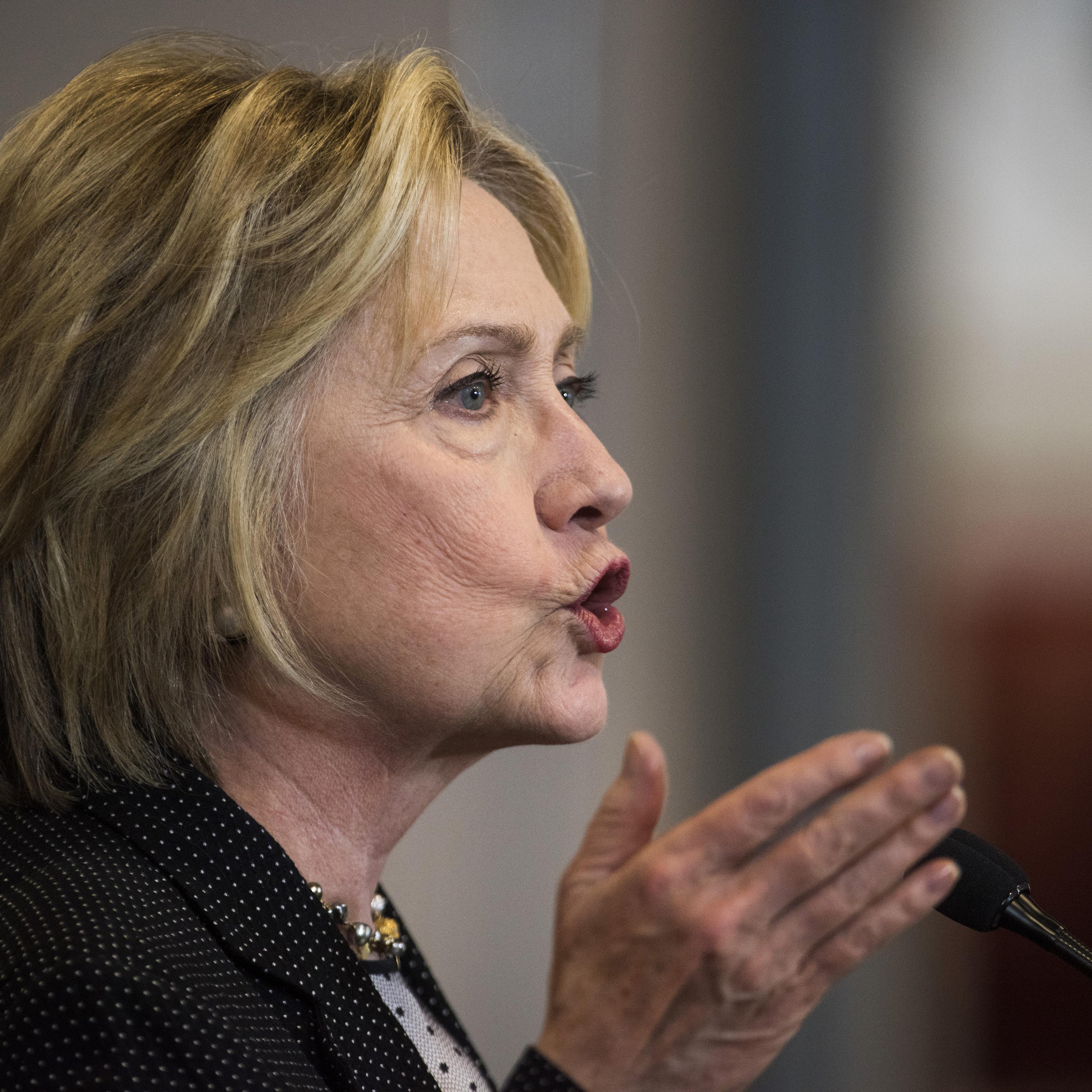 Presumptive Democratic Presidential Nominee Hillary Clinton Delivers Economic Speech In Ohio