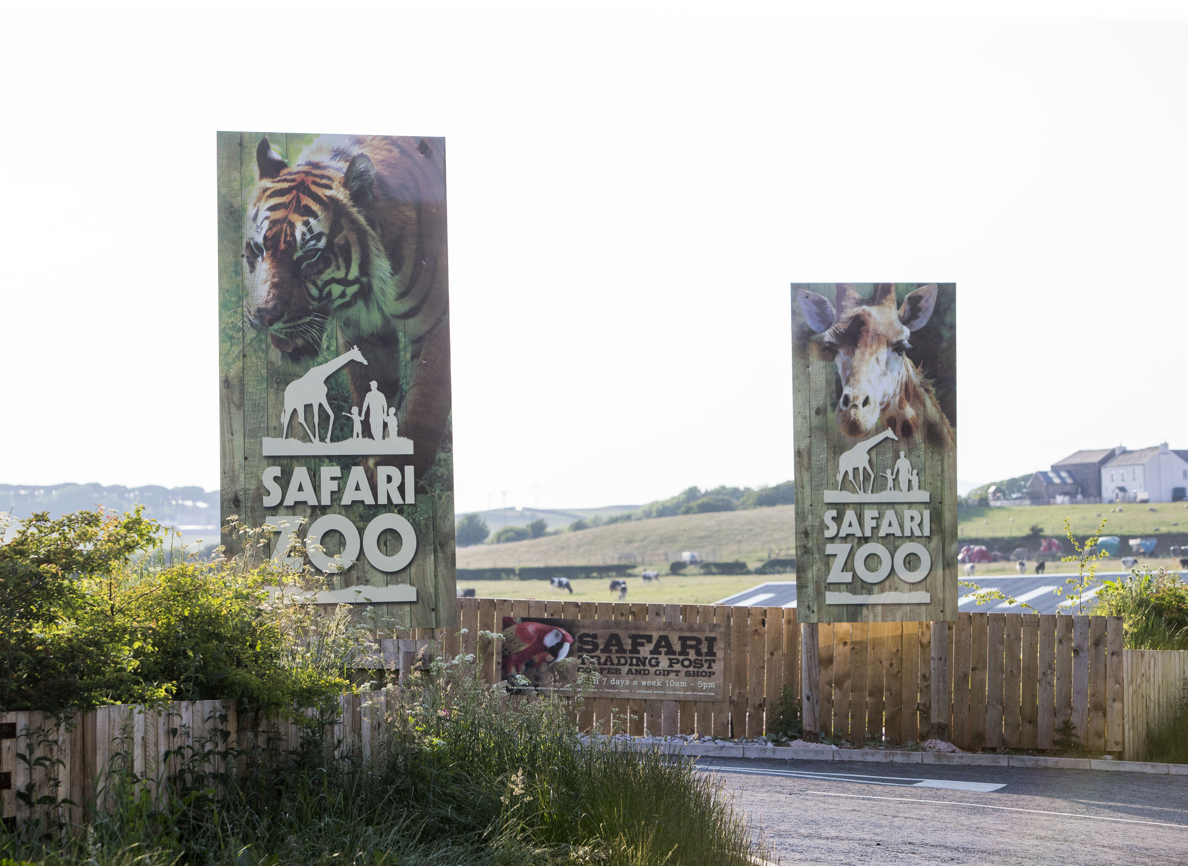 A general view of South Lakes Safari Zoo, formally known as South Lakes Wild Animal Park, in Cumbria, England on June 6, 2016.