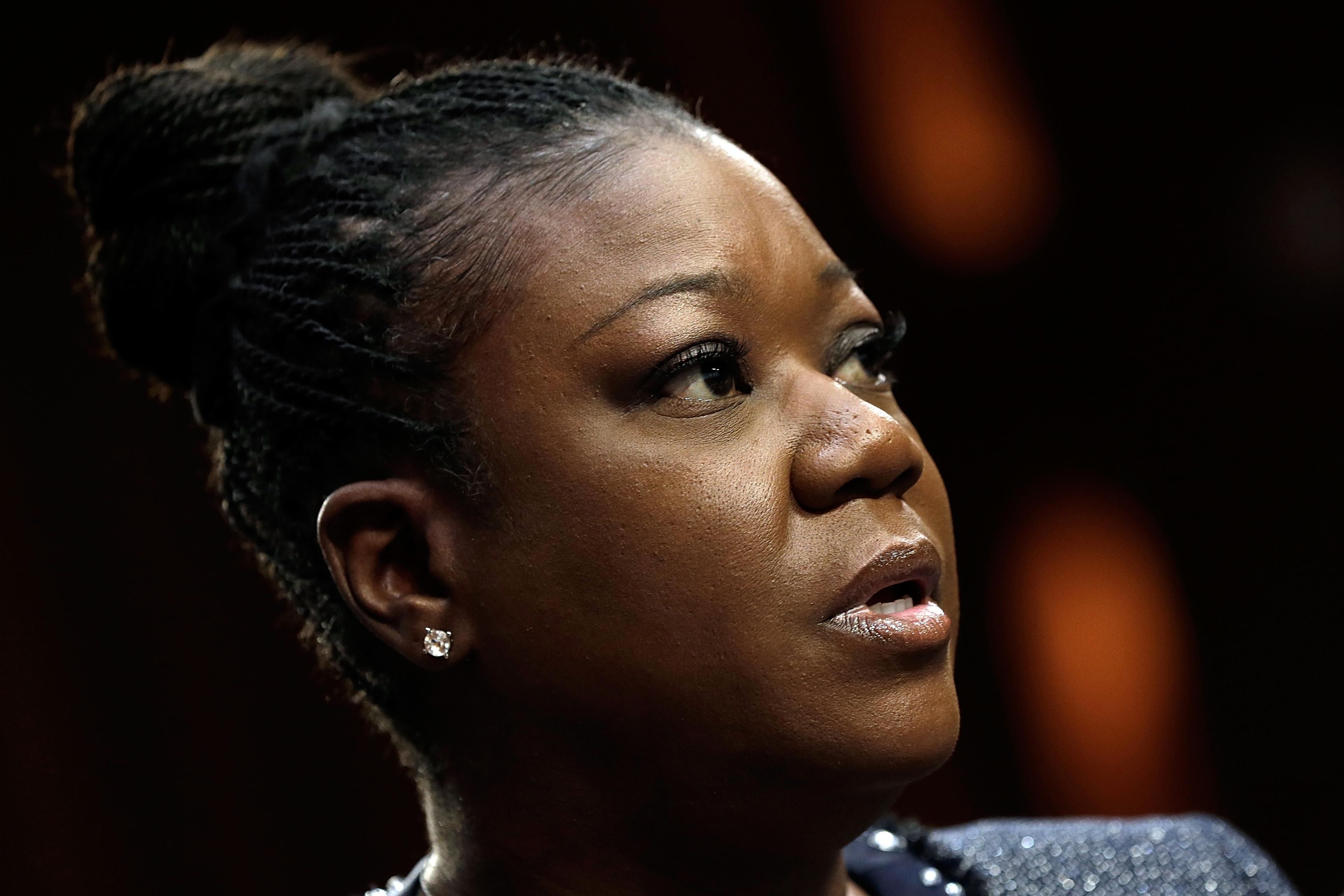 Sybrina Fulton of Miami, Fla., mother of Trayvon Martin, testifies during a Senate Judiciary Committee hearing on "Stand Your Ground" laws October 29, 2013 in Washington DC.