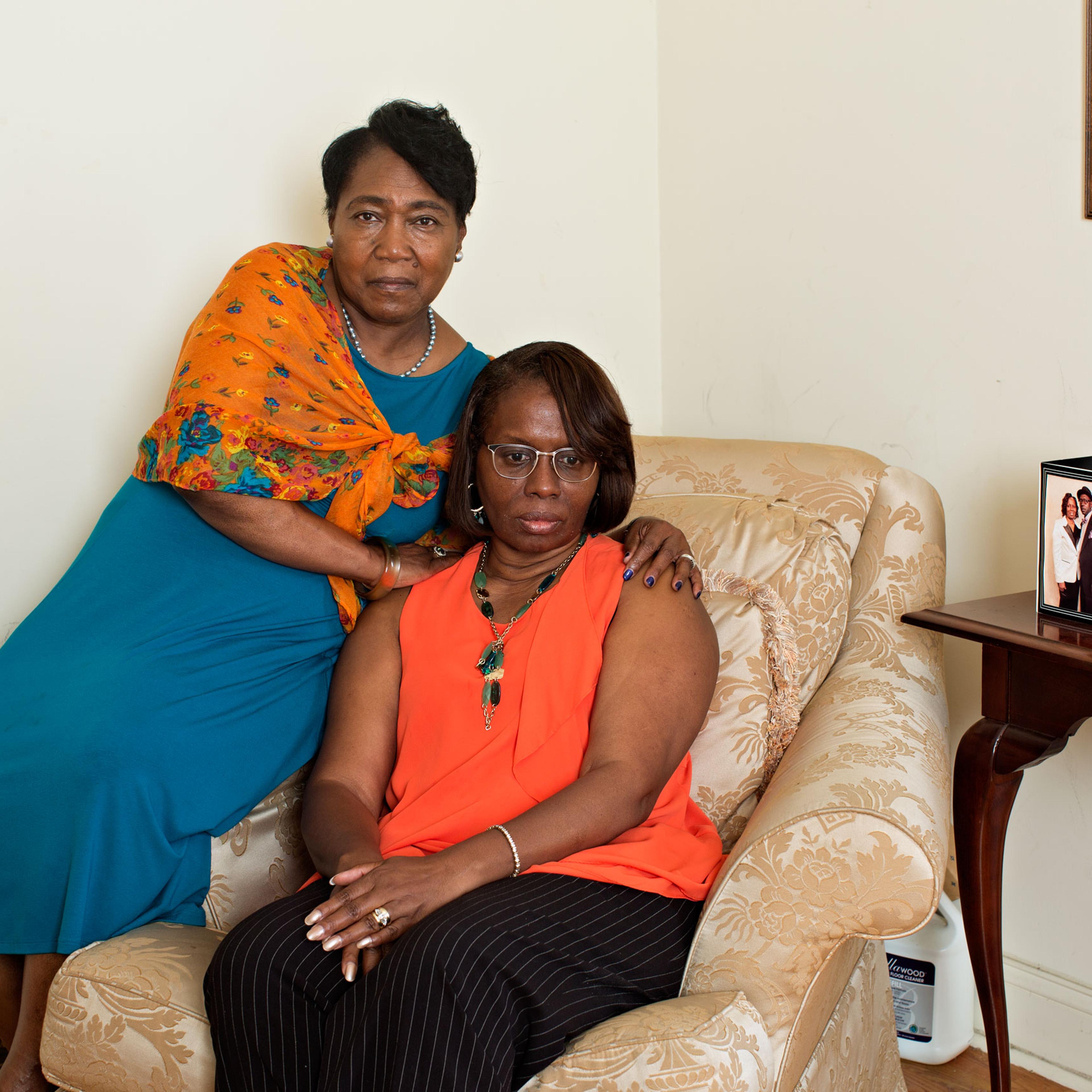 Polly Sheppard, left, and Felicia Sanders The longtime friends, seen at Sanders’ Charleston home, both survived the massacre. The killer spared Sheppard at gunpoint so she would tell what happened