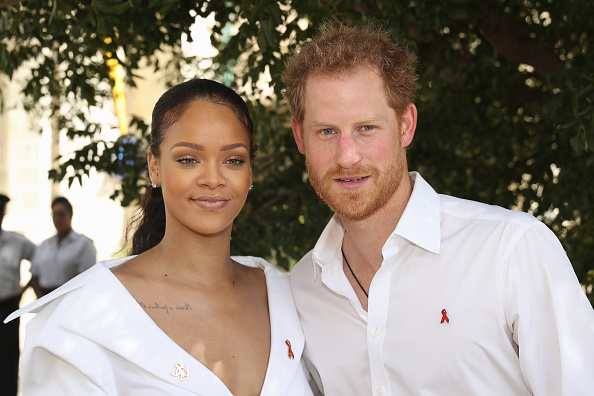 Rihanna and Prince Harry attend the 'Man Aware' event