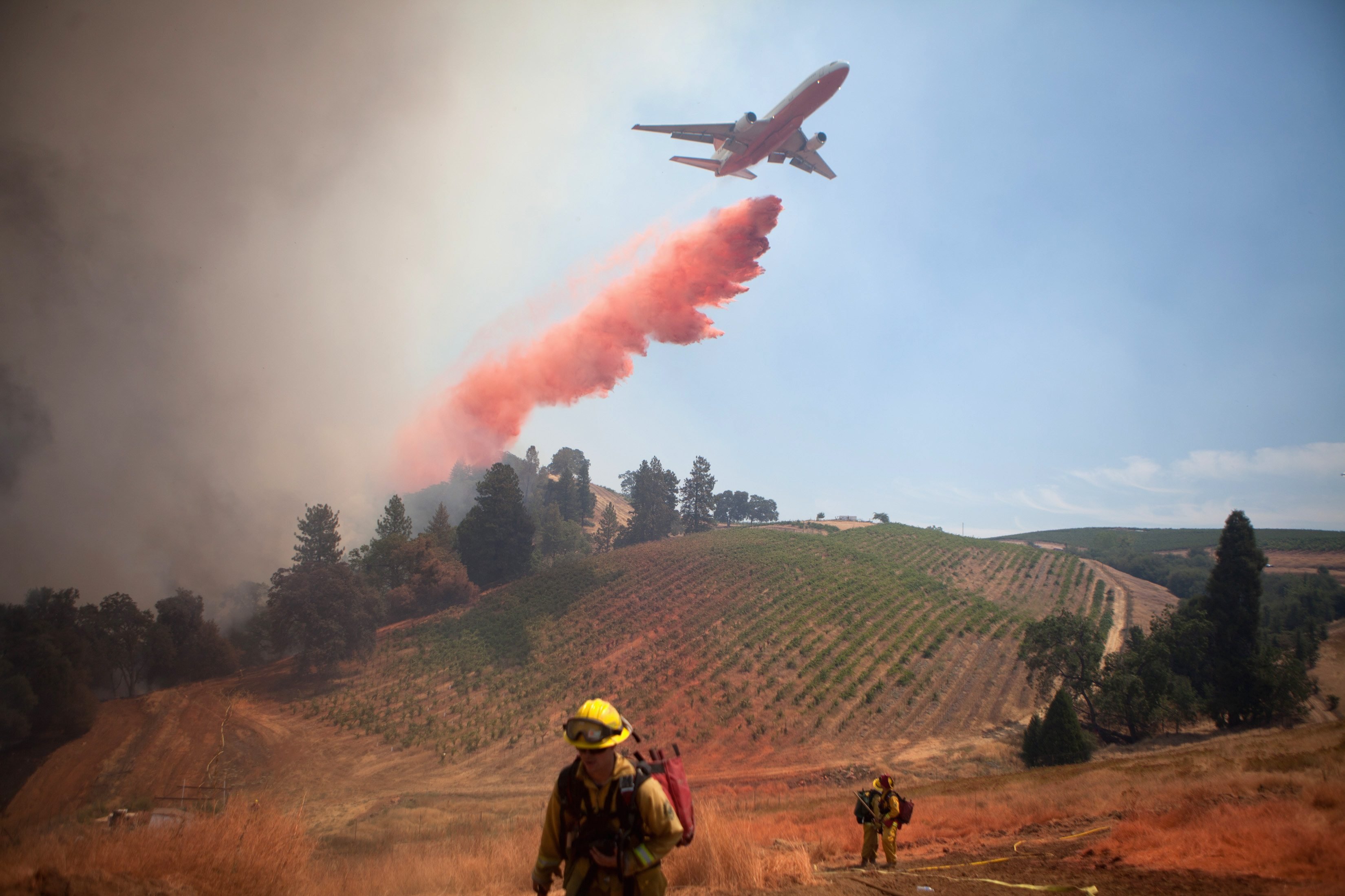 Northern California Wildfire Sand Fire Yosemite