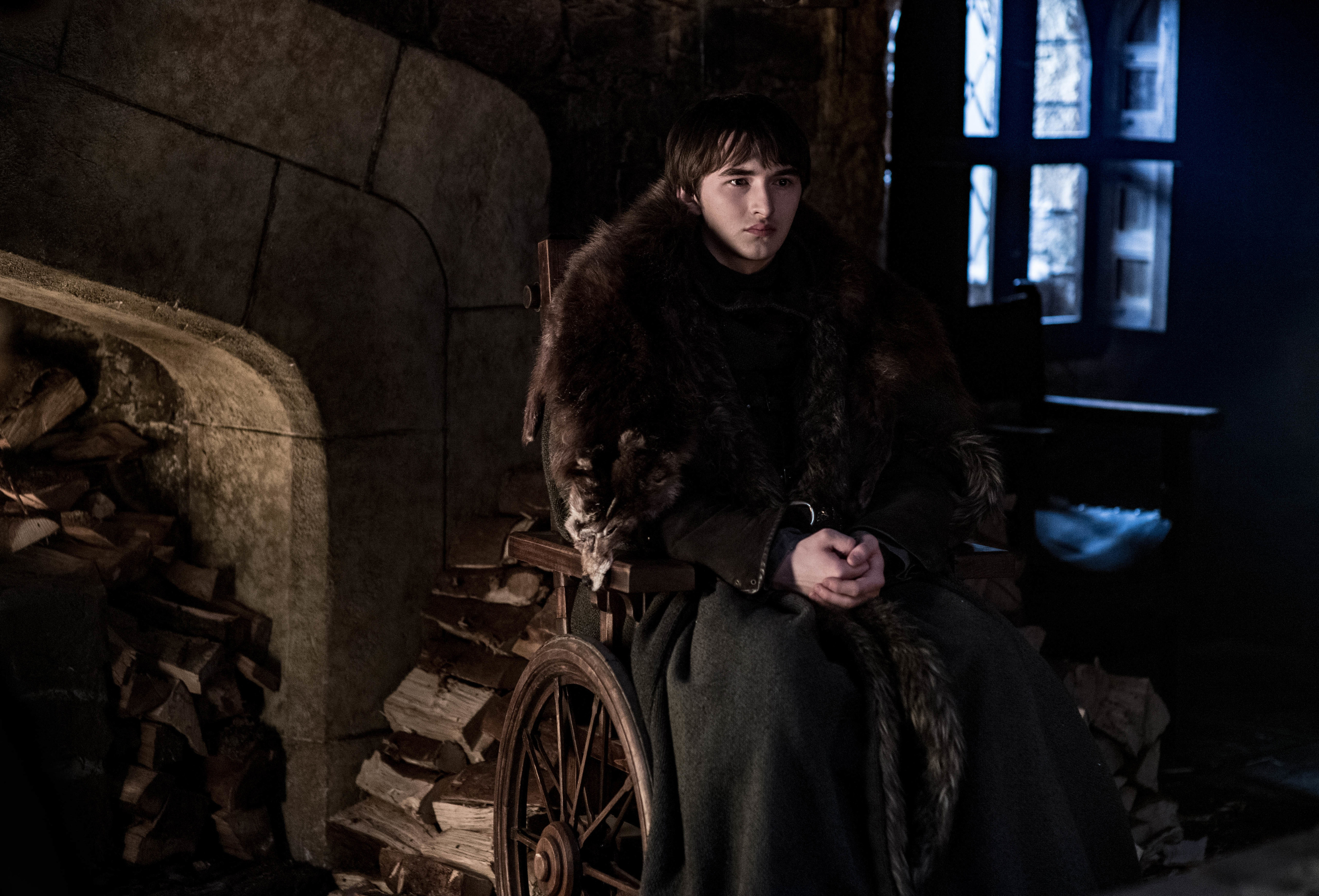 Isaac Hampstead Wright as Bran in <em>Game of Thrones</i>