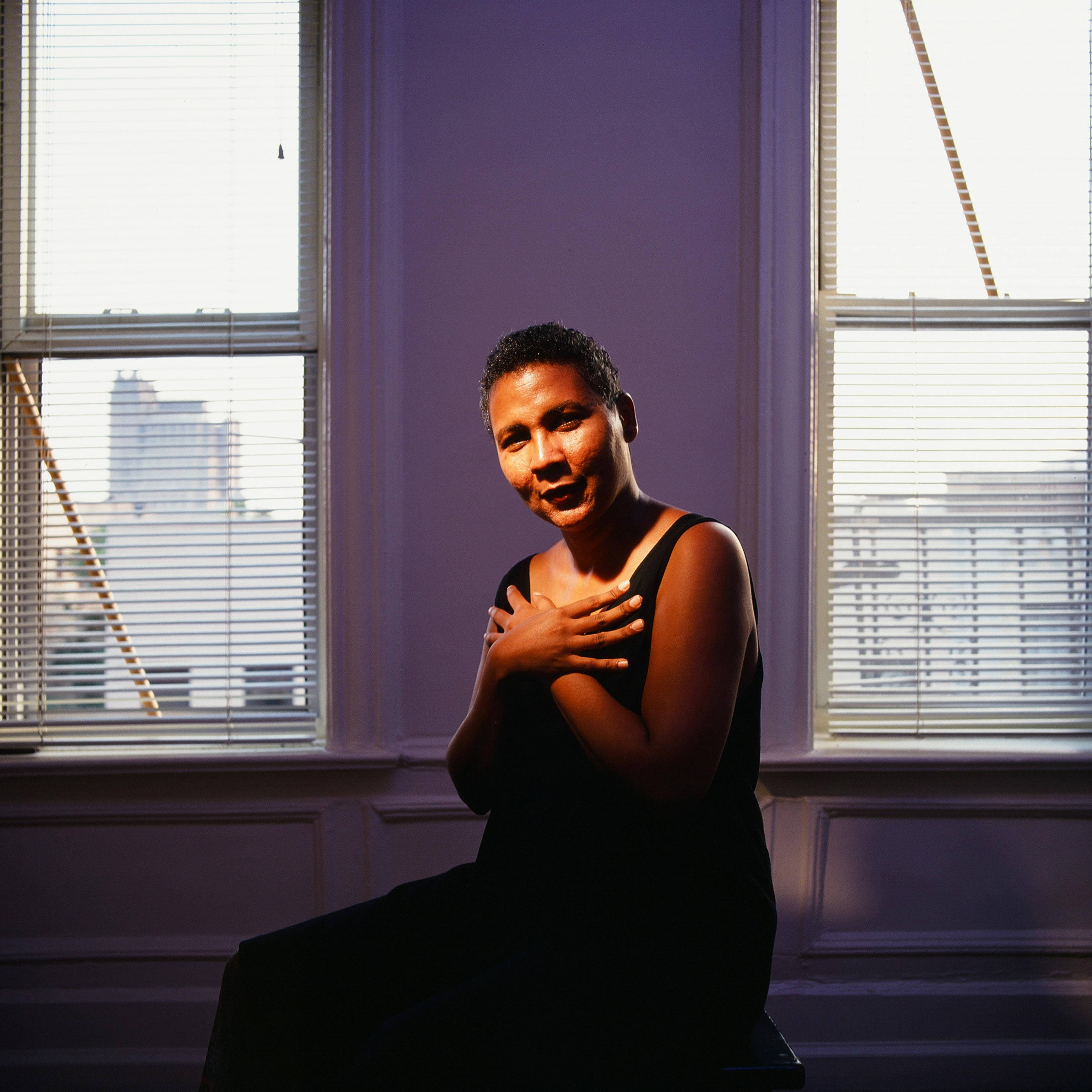 bell hooks in New York City in 1992.