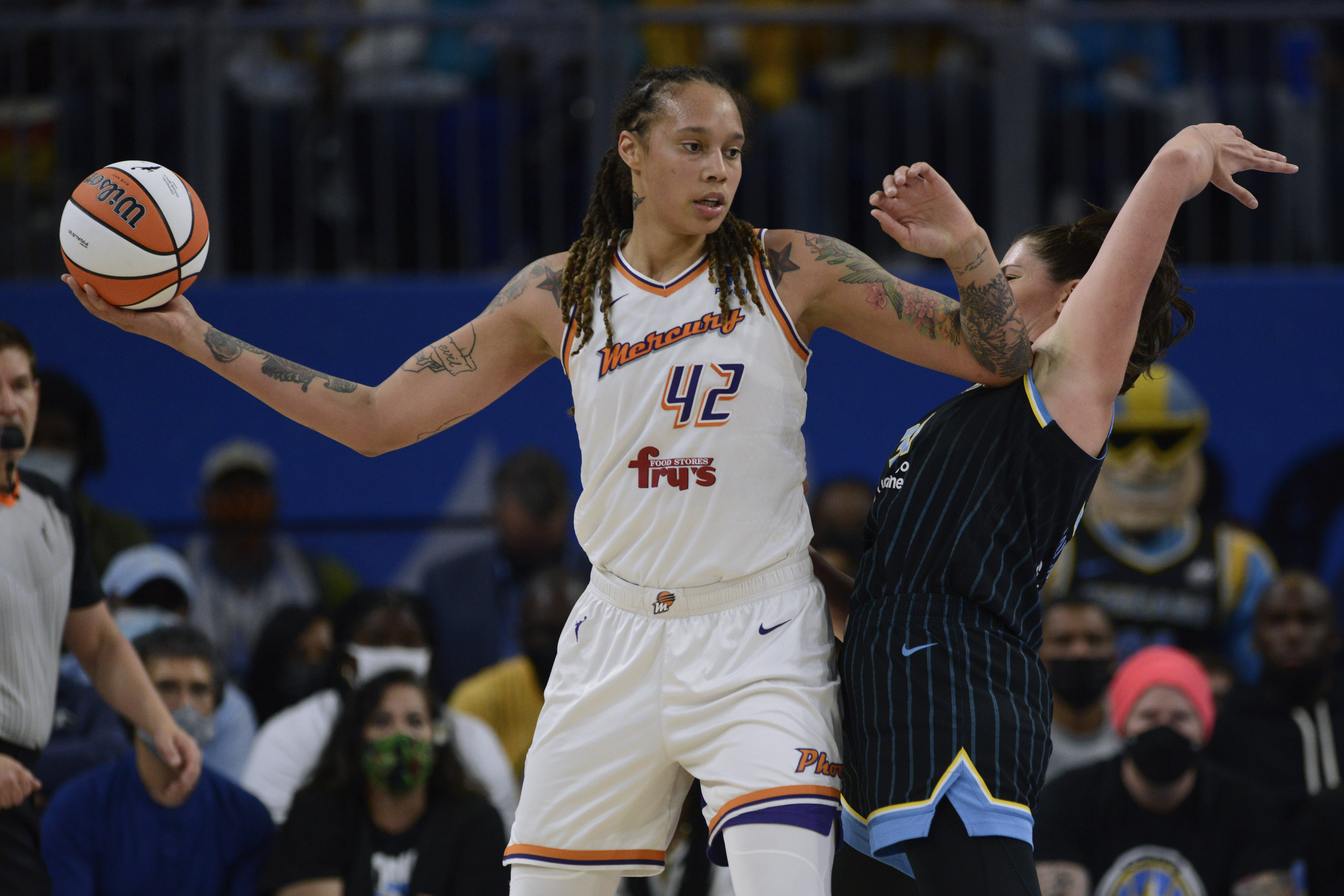 Brittney Griner is reportedly being held by Russian authorities after they allegedly found marijuana on her while she was attempting to leave the country in the midst of its conflict with Ukraine.