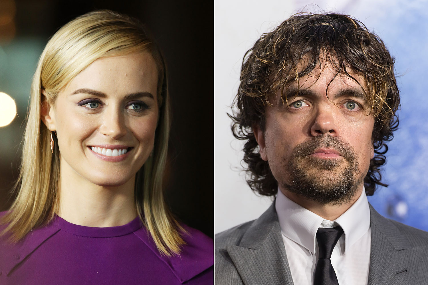 Taylor Schilling and Peter Dinklage