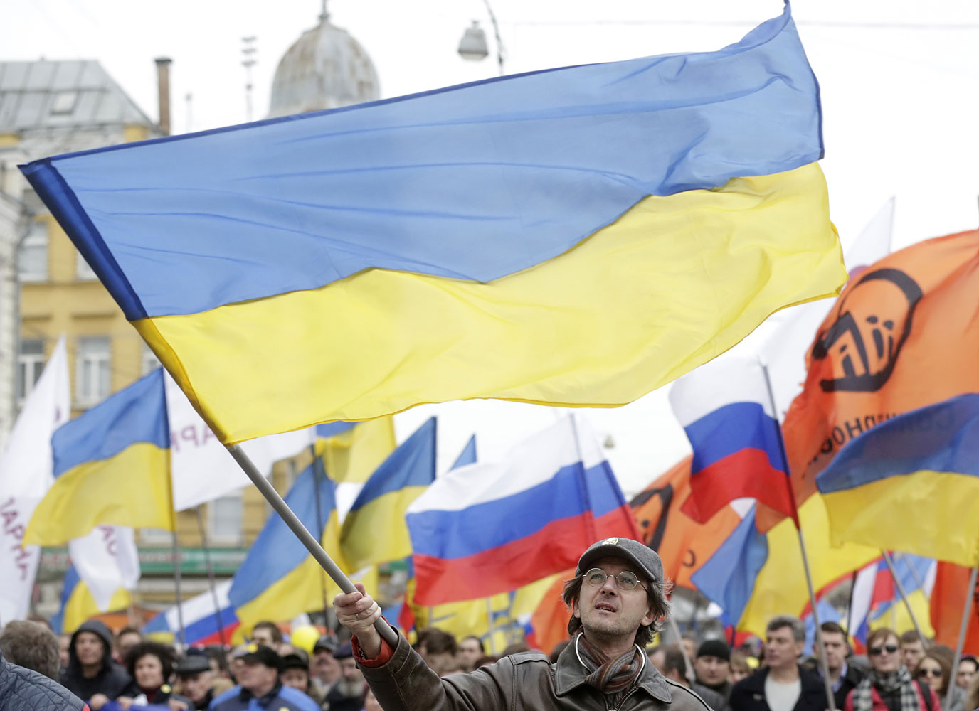 Anti-war procession in Moscow