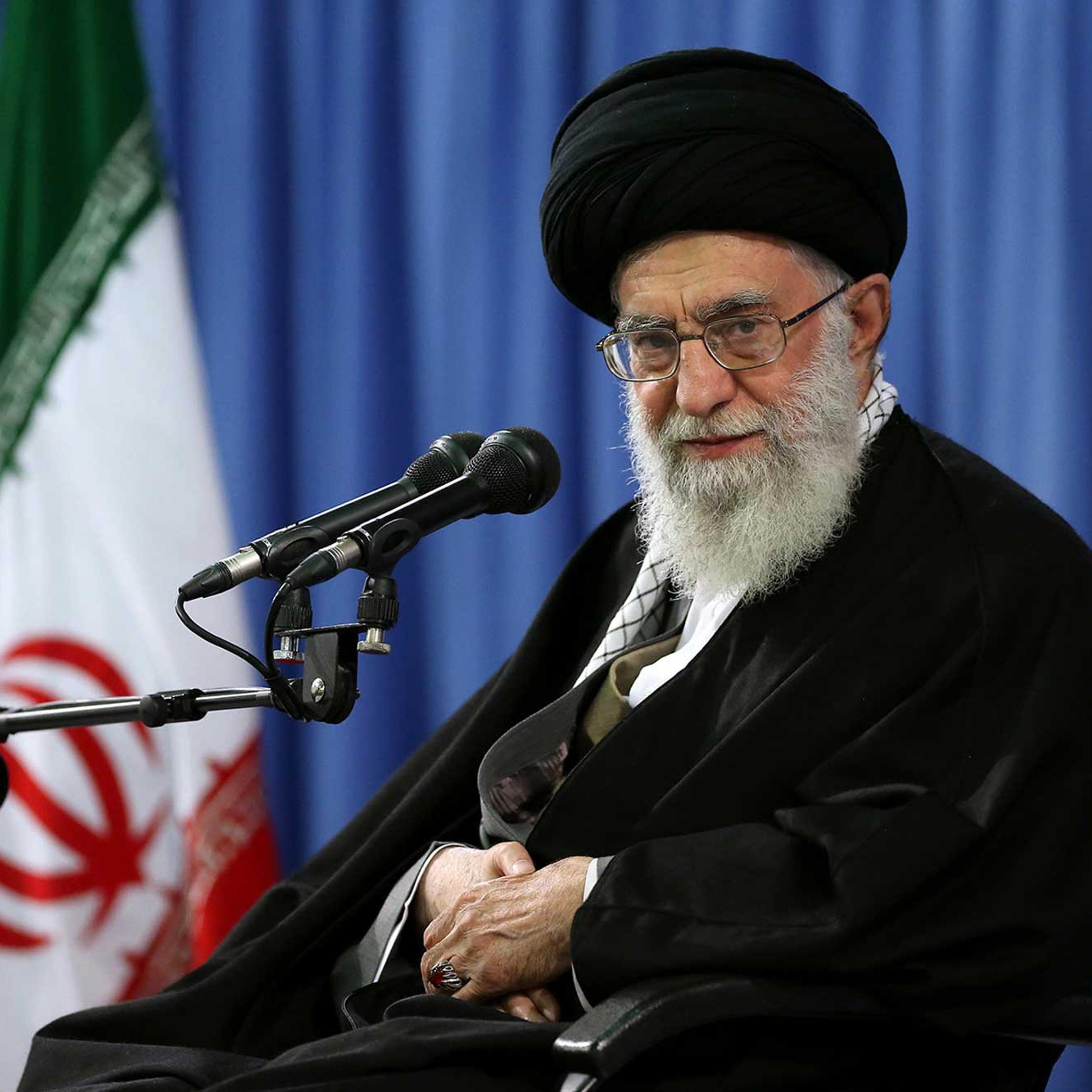 Iranian supreme leader, Supreme Leader Ayatollah Ali Khamenei in Tehran, Iran, April 9, 2015.