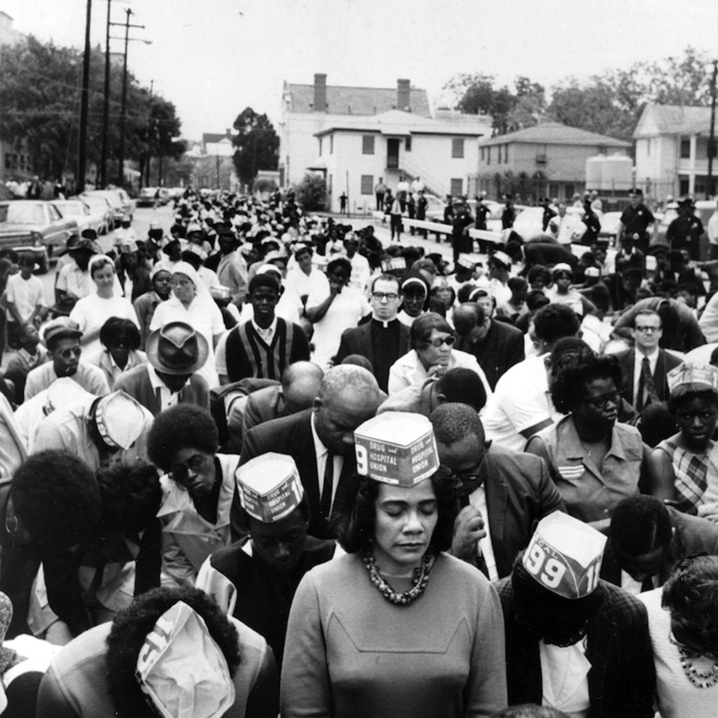 Coretta Scott King Marches In Charleston